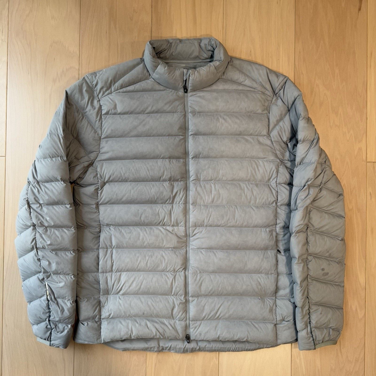 Lululemon Lululemon Navigation Stretch Down Jacket Large Gray Full Zip Size US L / EU 52-54 / 3 - 2 Thumbnail