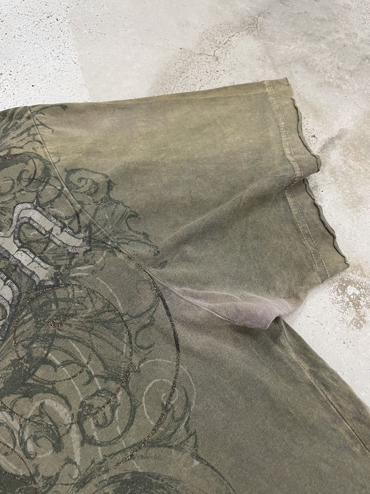 14th Addiction Affliction Distressed Thrash Gothic Punk Angel Wing USA Tee Size US XXL / EU 58 / 5 - 8 Thumbnail