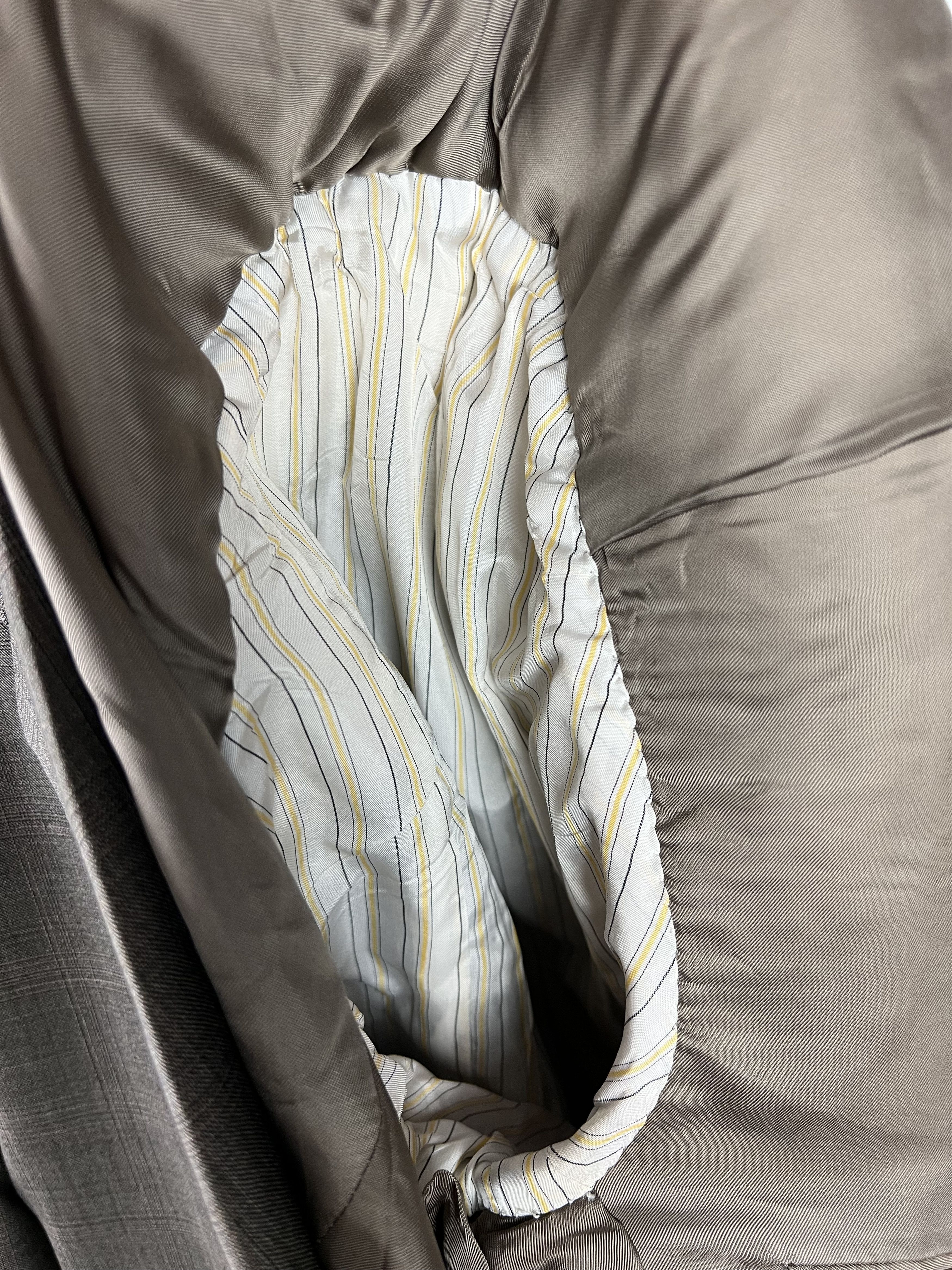 Ermenegildo Zegna Ermenegildo Zegna Three Buttons Wool Silk Size 52R Size 52R - 14 Thumbnail