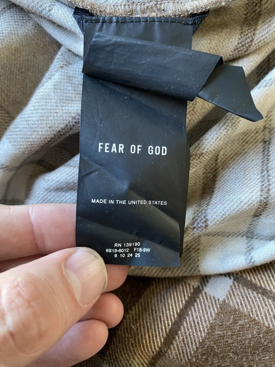 Fear of God Fear of God Brown Plaid Belted Robe Size Large Size US L / EU 52-54 / 3 - 4 Thumbnail