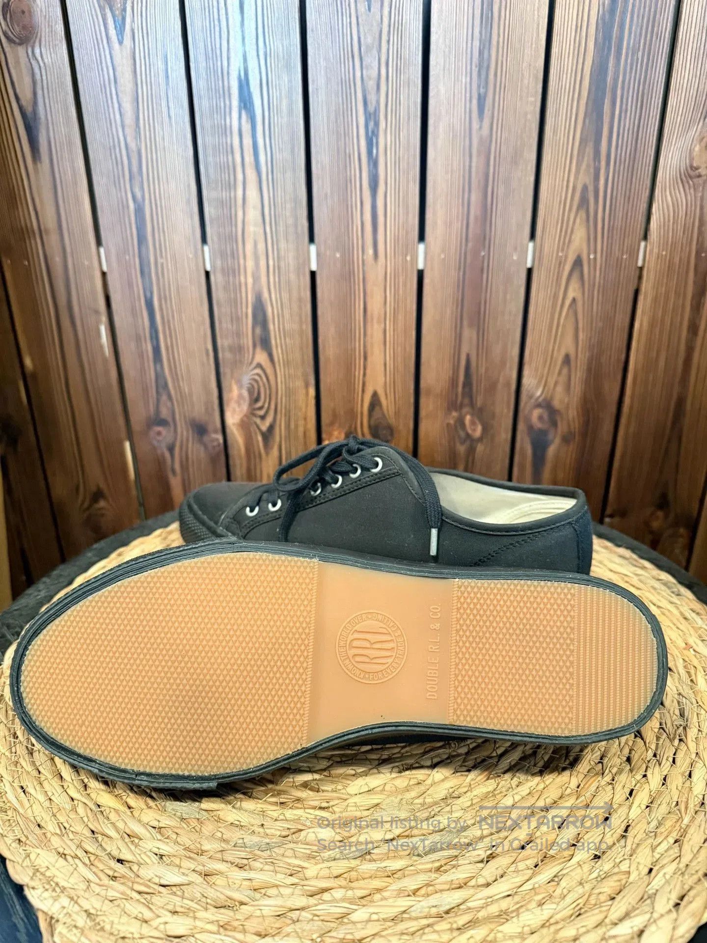RRL Ralph Lauren RRL Black Sailer Sneaker. Size US 8 / EU 41 - 5 Thumbnail