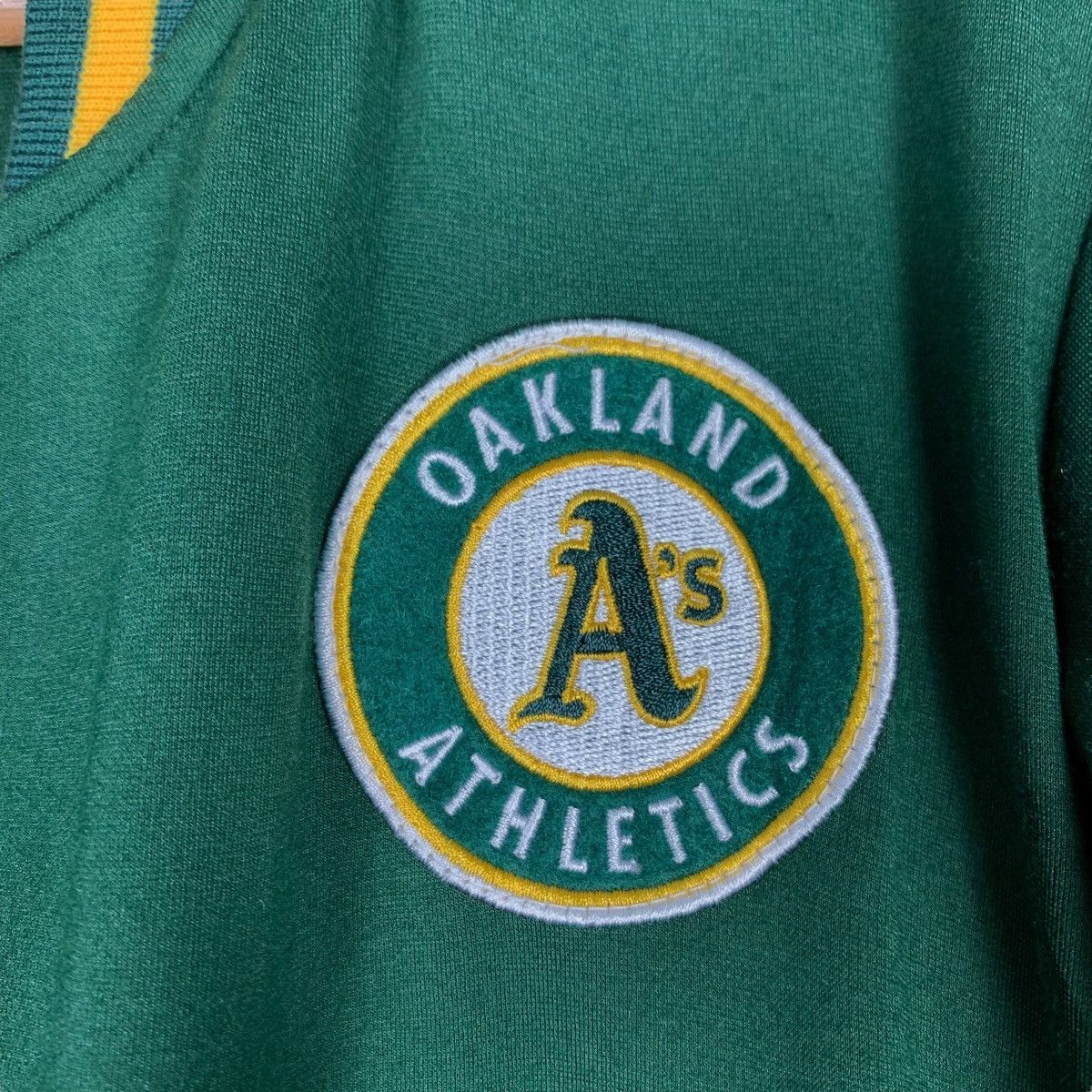Japanese Brand OAKLAND ATHLETICS BIG LOGO DRESS #0646-C30 Size M / US 6-8 / IT 42-44 - 18 Thumbnail