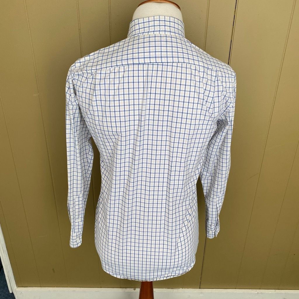 George George men S 34-36 button down checker print dress shirt Size US S / EU 44-46 / 1 - 7 Thumbnail
