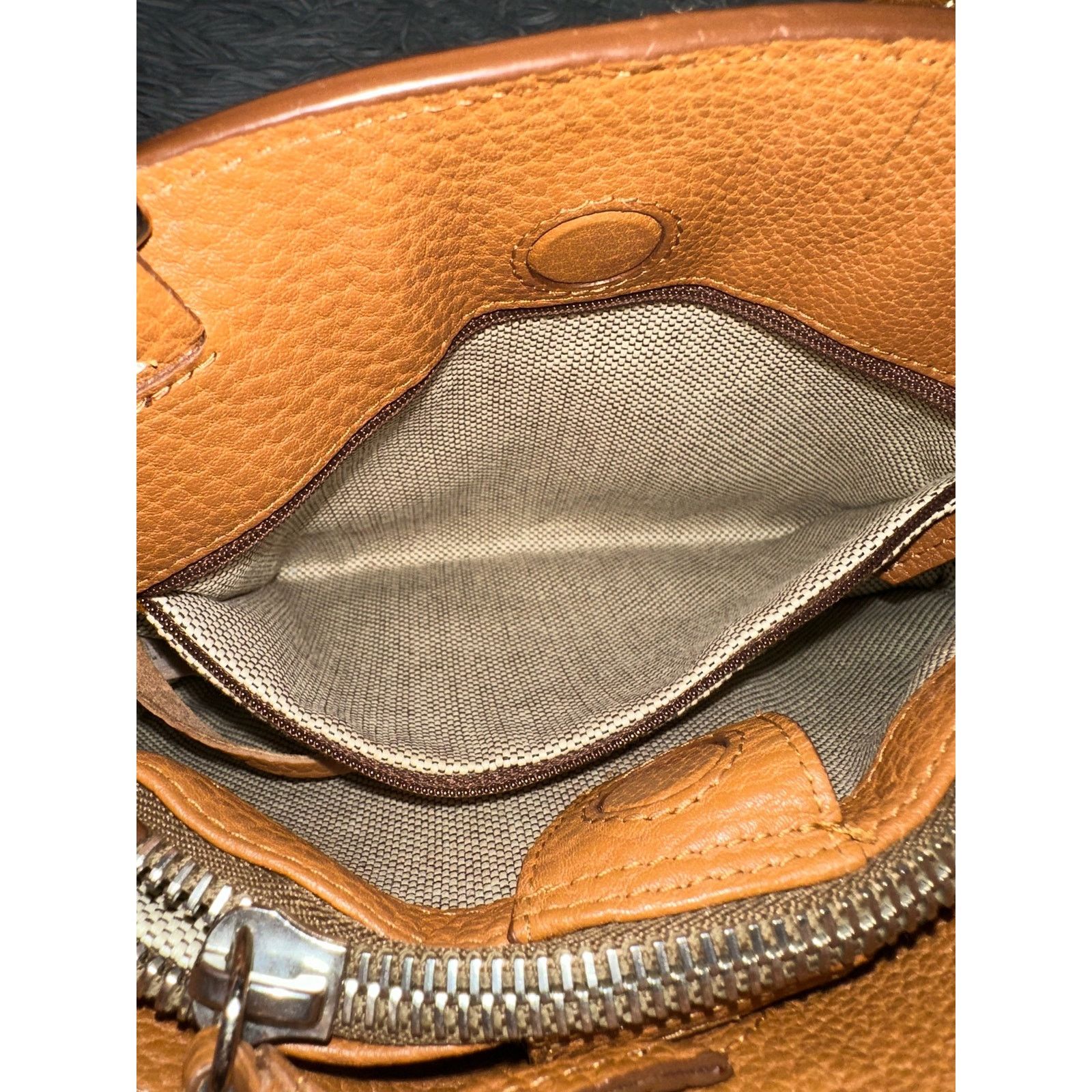 Dooney & Bourke DOONEY & BOURKE Brown Pebbled Leather Satchel Bag Purse Size ONE SIZE - 7 Thumbnail