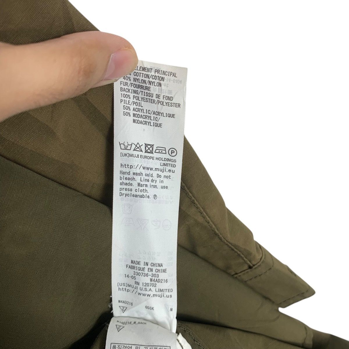 Muji MUJI LABO JAPAN Natural Sun Faded Design Parka Jacket Trench Size M / US 6-8 / IT 42-44 - 10 Thumbnail