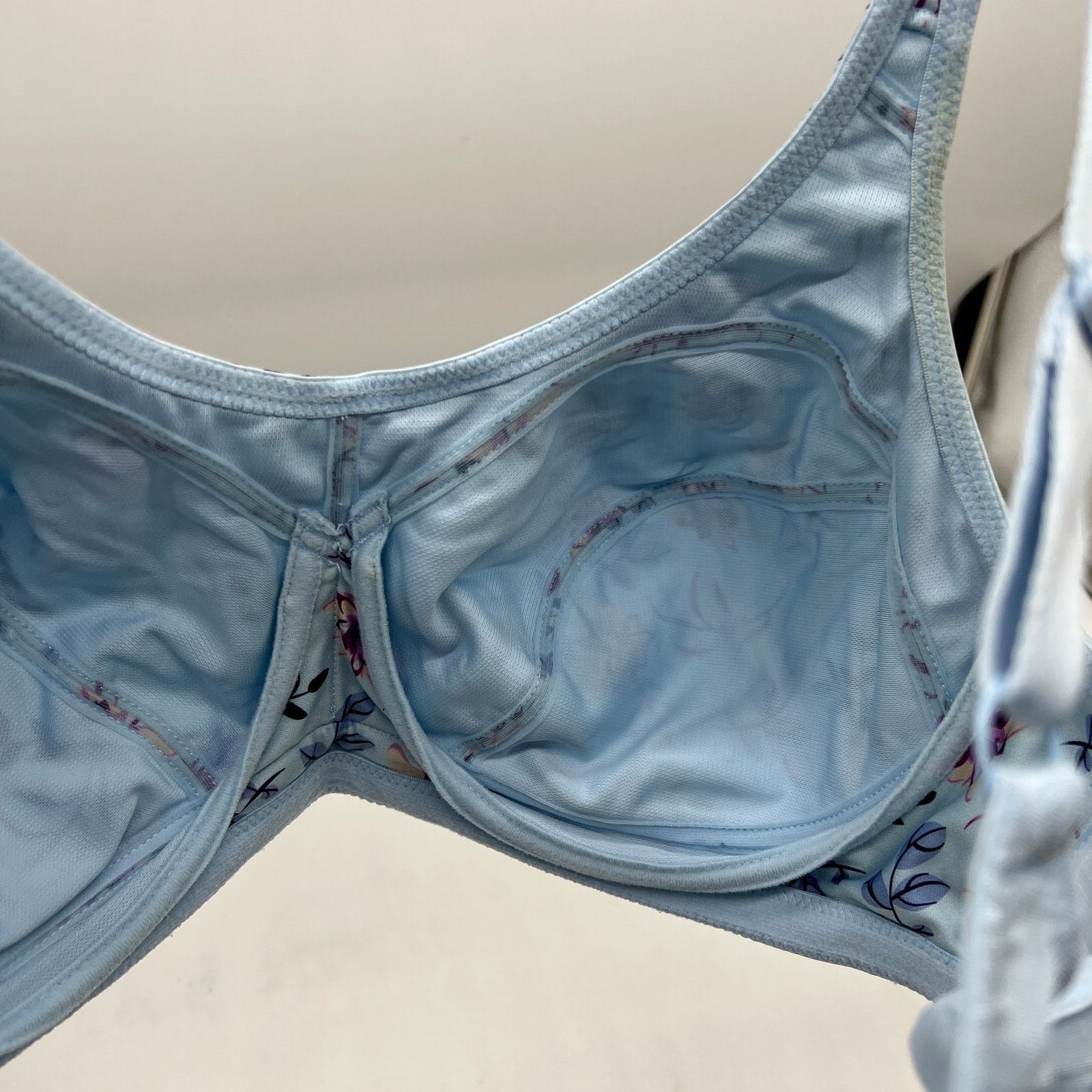 Other Breezies Underwire Print or Solid Support Bra Blue Size M / US 6-8 / IT 42-44 - 6 Thumbnail