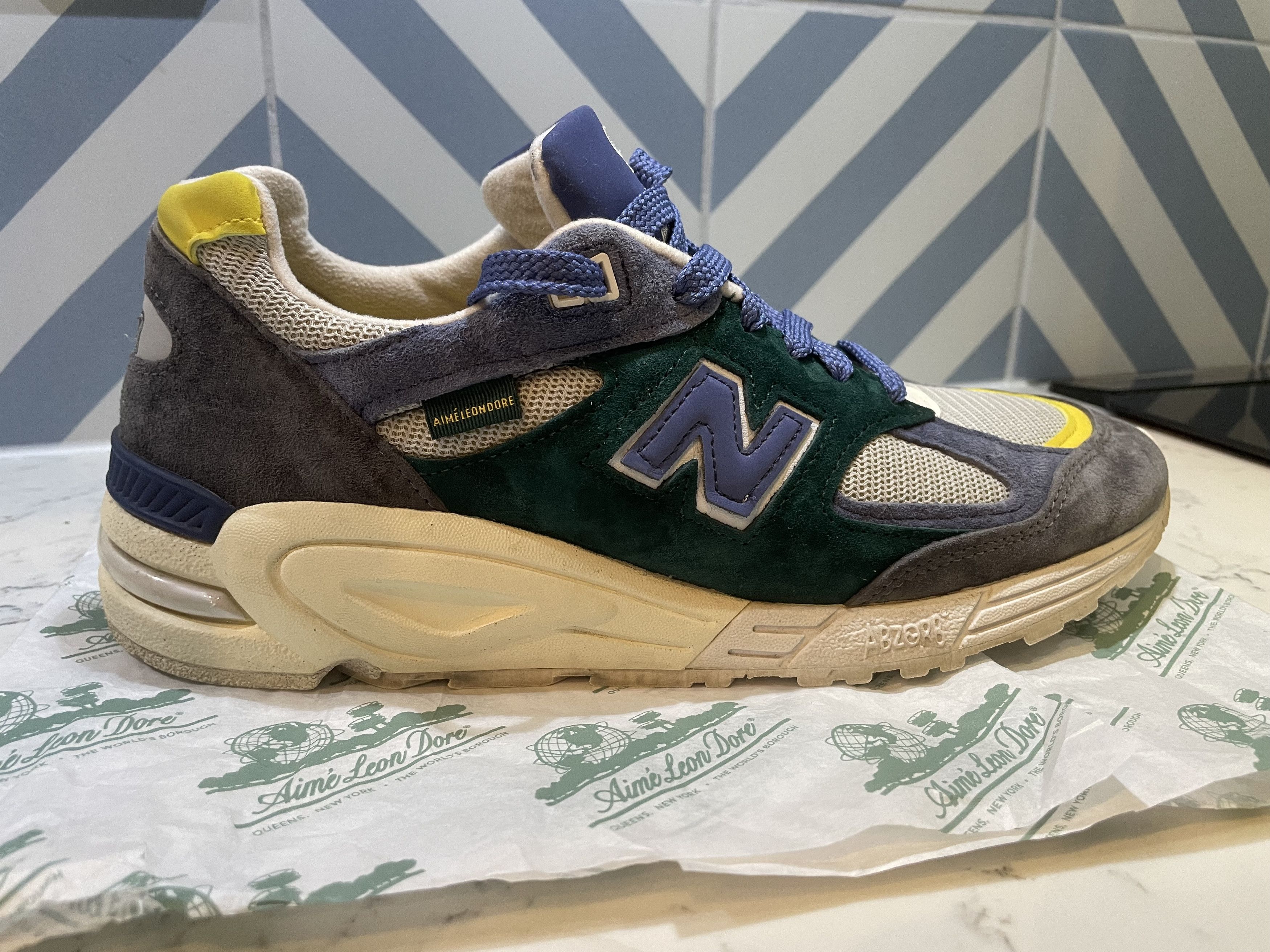 Aime Leon Dore × New Balance Aime Leon Dore 990v2 Made in USA Size US 9.5 / EU 42-43 - 5 Thumbnail