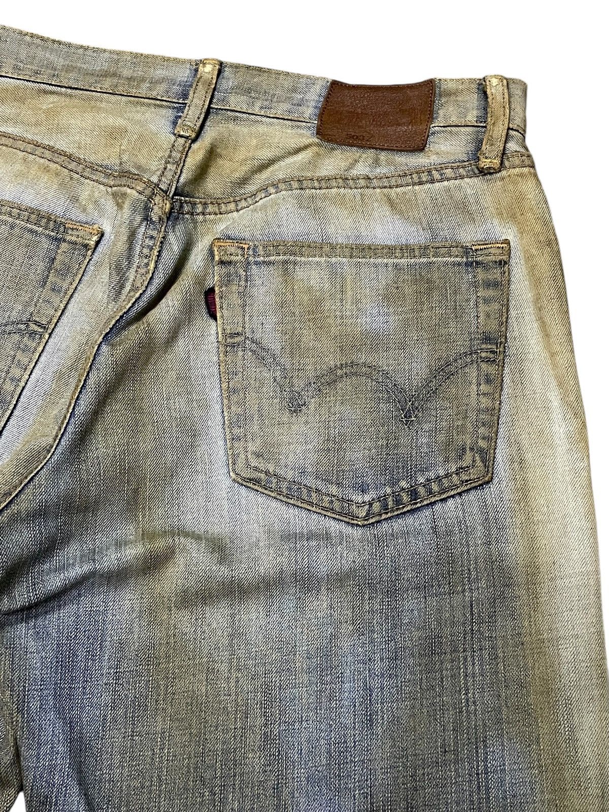 Edwin × Hysteric Glamour Edwin 503Z Muddy Wash Rusty Trashed Loose Jeans Size US 31 - 14 Thumbnail