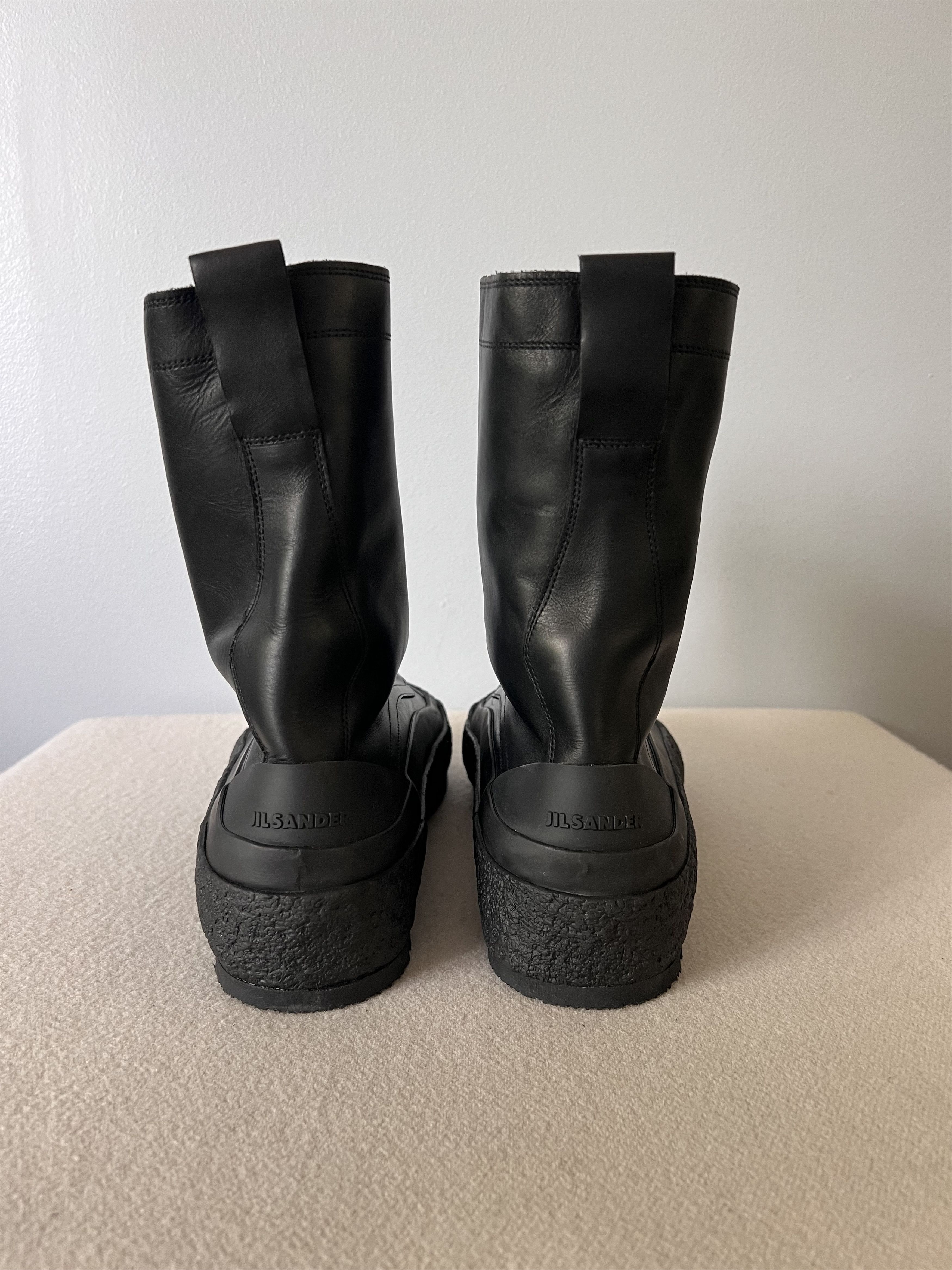 Jil Sander Jil Sander Military Boots in Black Leather Size US 8 / EU 41 - 5 Thumbnail