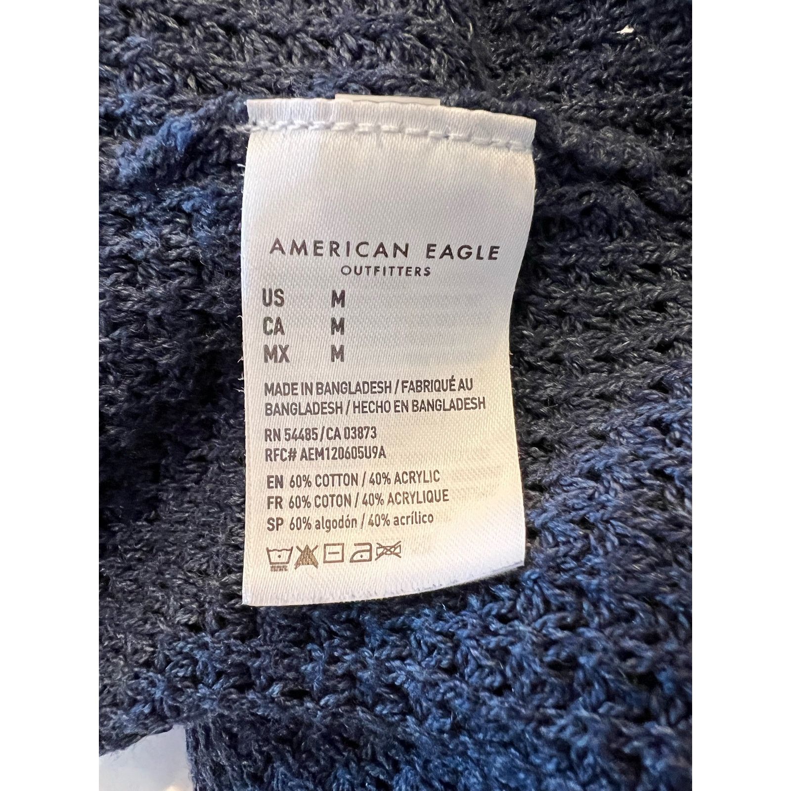 Other American Eagle open weave henley-style pullover sweater - M Size M / US 6-8 / IT 42-44 - 5 Thumbnail