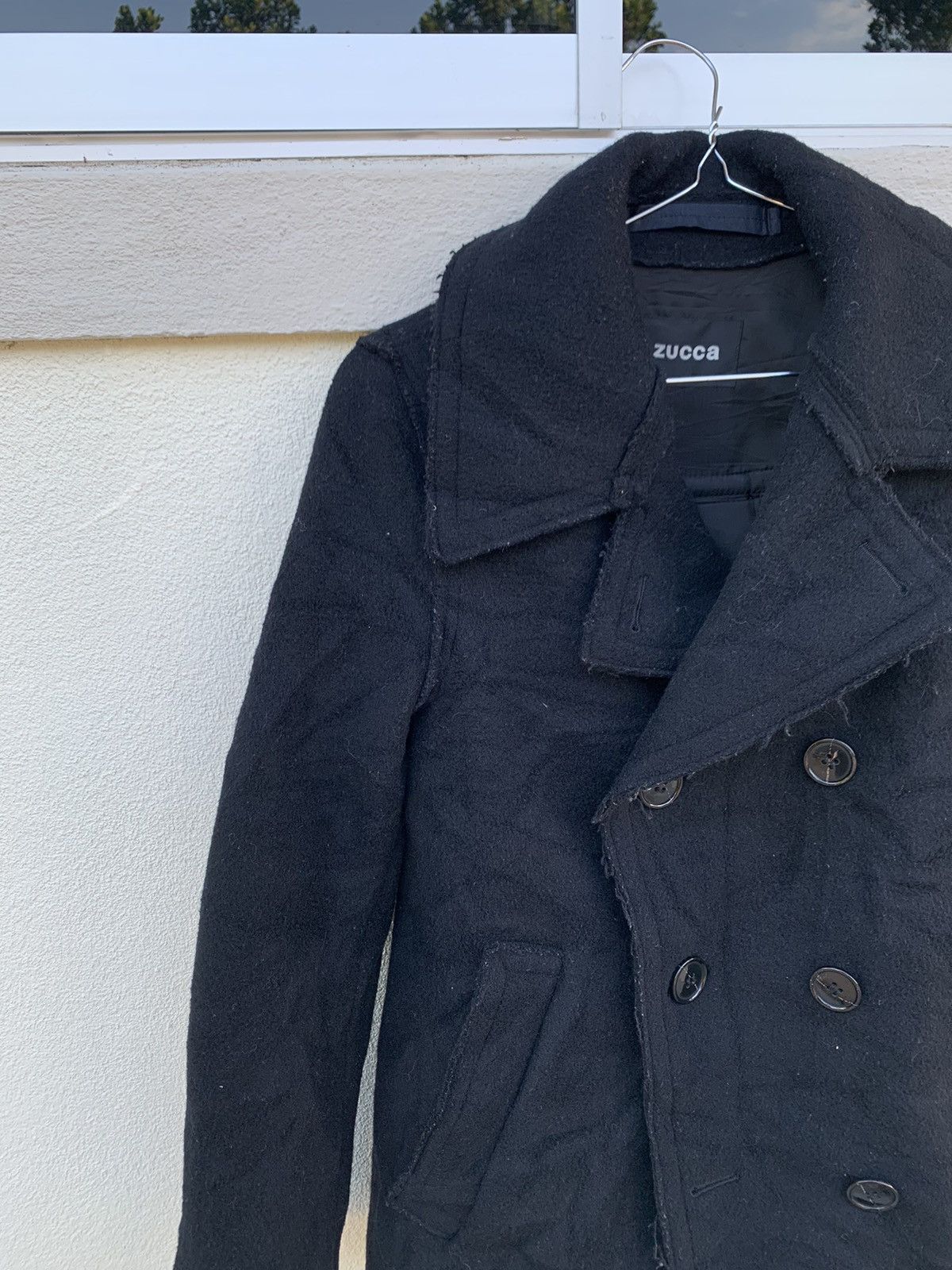 Zucca Zucca Double Breast Blend Wool Jacket Coat Size US S / EU 44-46 / 1 - 4 Thumbnail