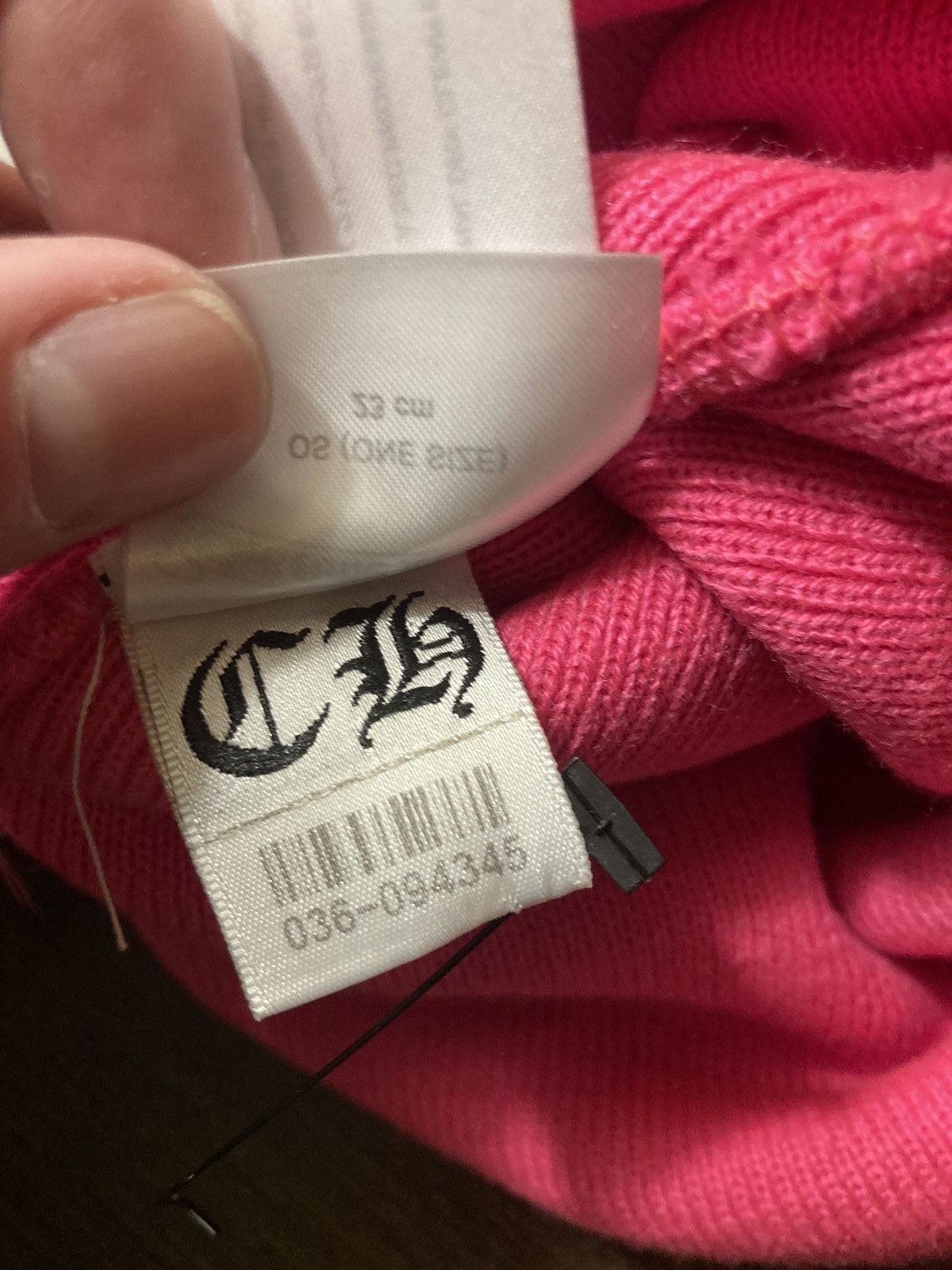 Chrome Hearts Chrome hearts triple cross pink beanies Size ONE SIZE - 5 Thumbnail