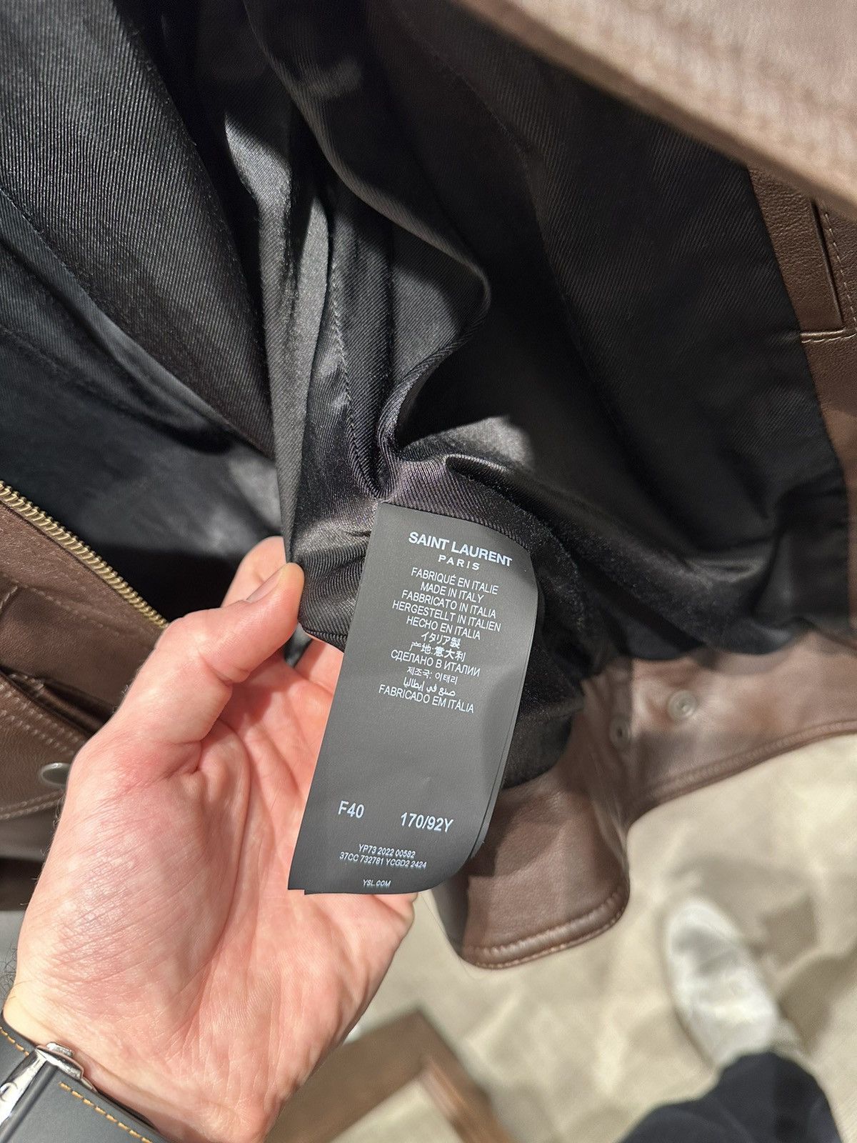Saint Laurent Paris Saint Laurent Paris Size S / US 4 / IT 40 - 7 Thumbnail