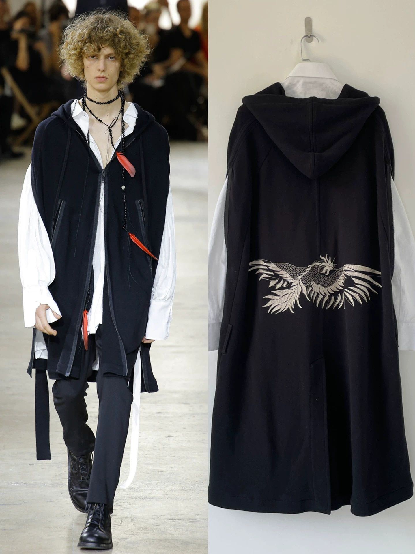 Ann Demeulemeester ann demeulemeester phoenix cape coat Size US M / EU 48-50 / 2 - 1 Thumbnail