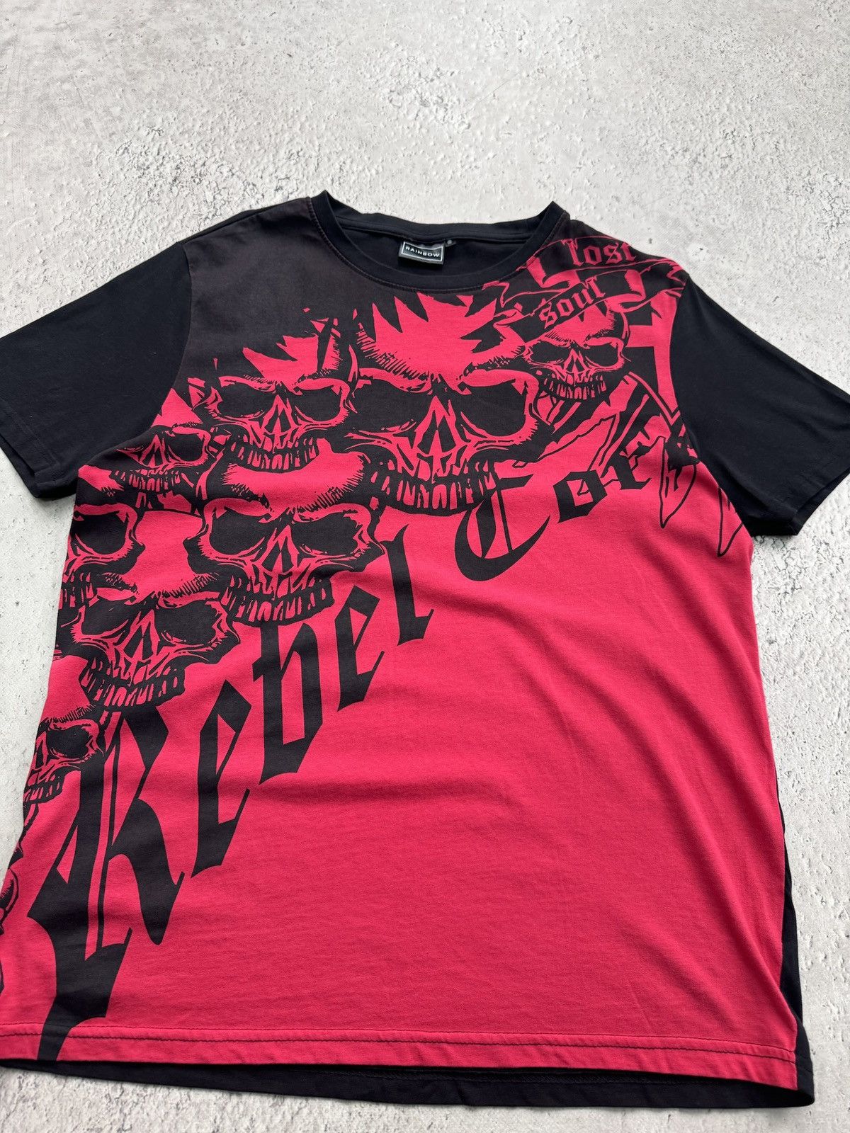 Affliction × Tapout × Vintage Crazy Vintage Y2K Affliction Style Tapout MMA Elite T Shirt Size US L / EU 52-54 / 3 - 4 Thumbnail