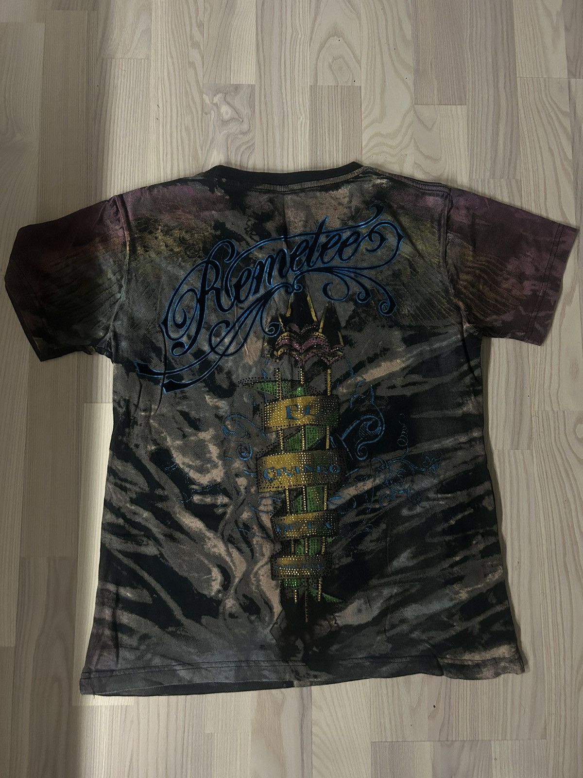 Vintage Y2K Rhinestone Tee Size M / US 6-8 / IT 42-44 - 5 Thumbnail