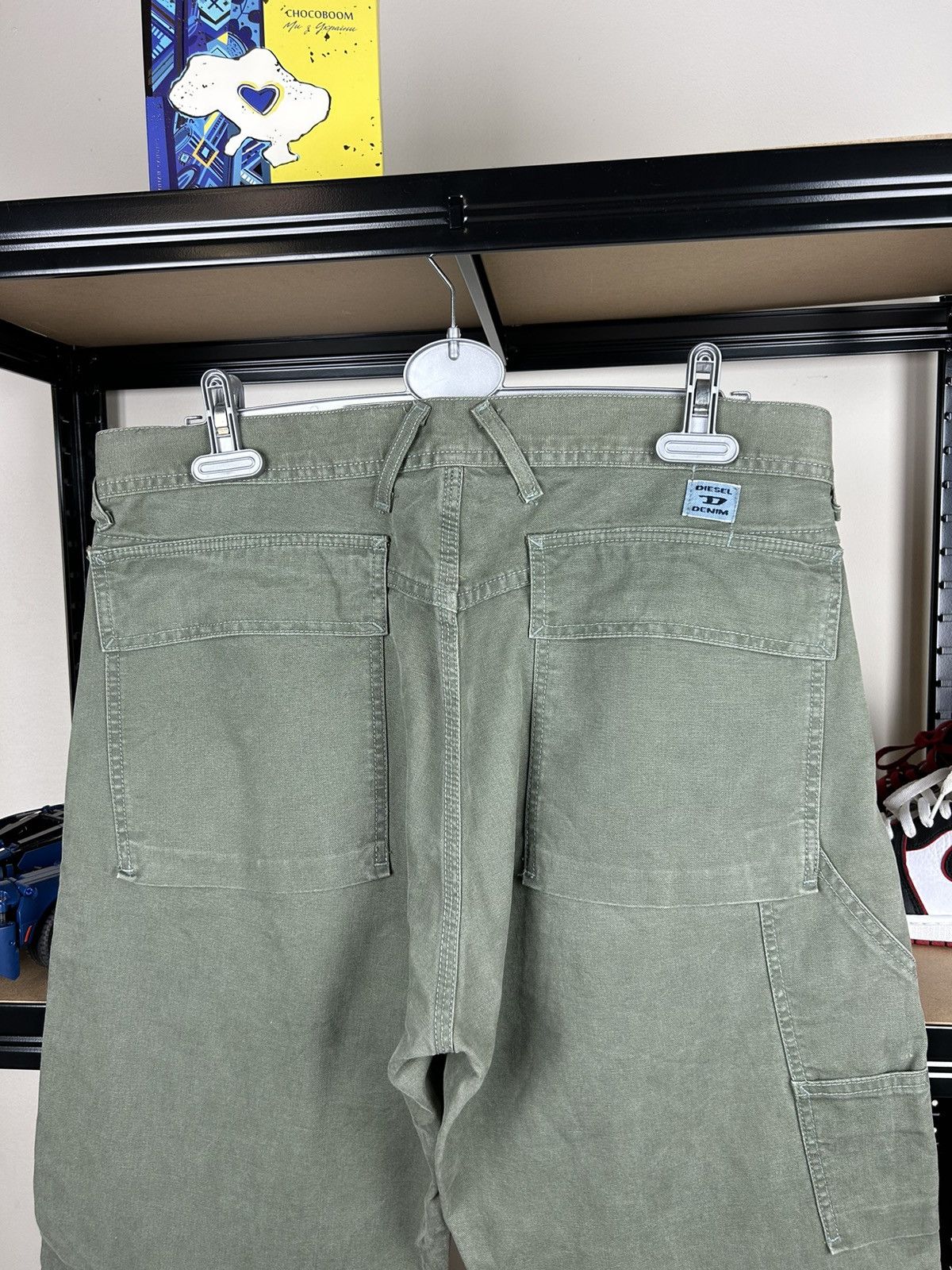 Carhartt × Diesel Diesel Y2k Vintage Single Knee Canvas 90s Denim Jeans Pants Size US 33 - 8 Thumbnail