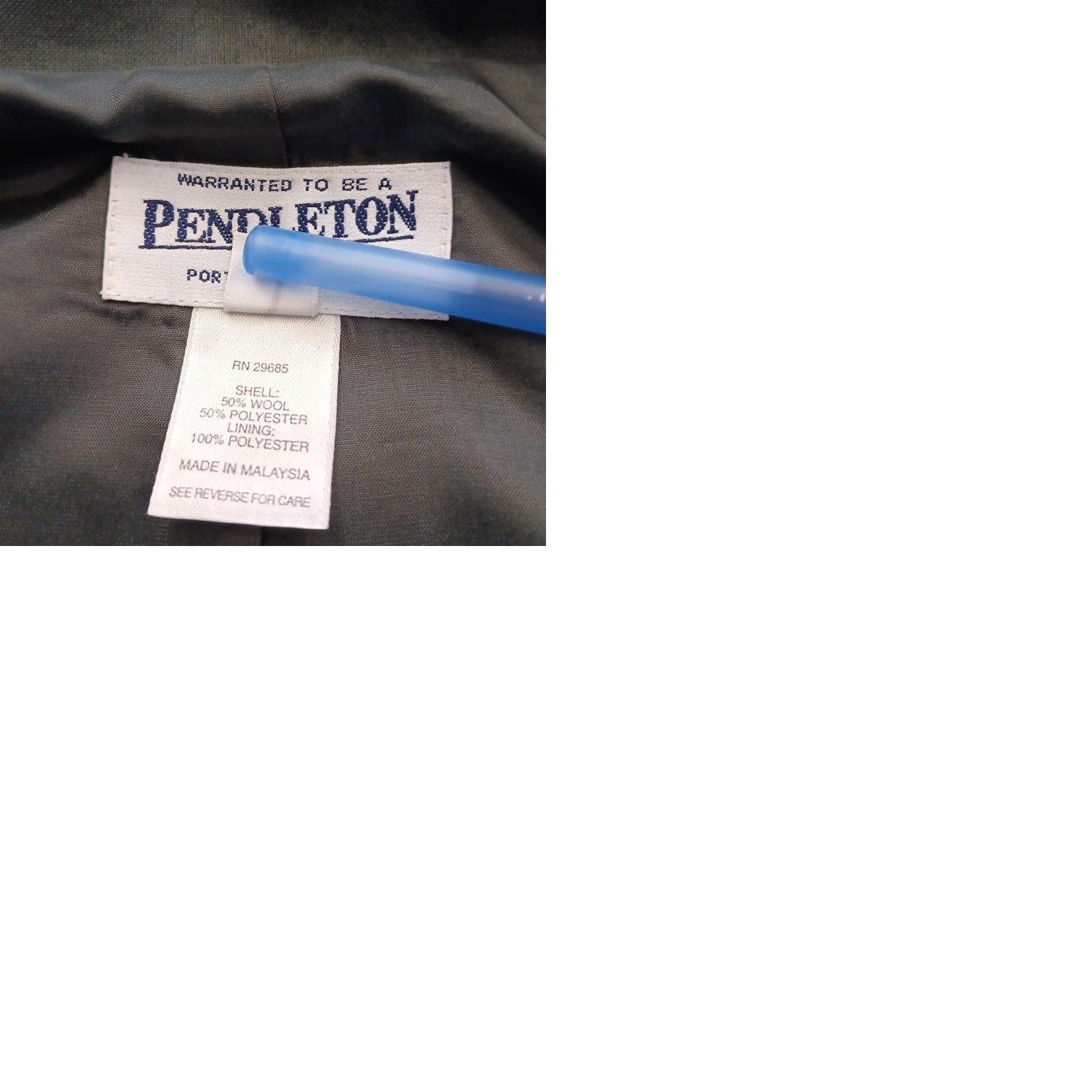 Pendleton Pendleton Jacket Womens Size 14 Green Collared Full Zip Lined Wool Solid Long Sleeve Zip Women 14 Green Lined Jacket Clothing Pendleton Women's Jacket Size XL / US 12-14 / IT 48-50 - 9 Thumbnail