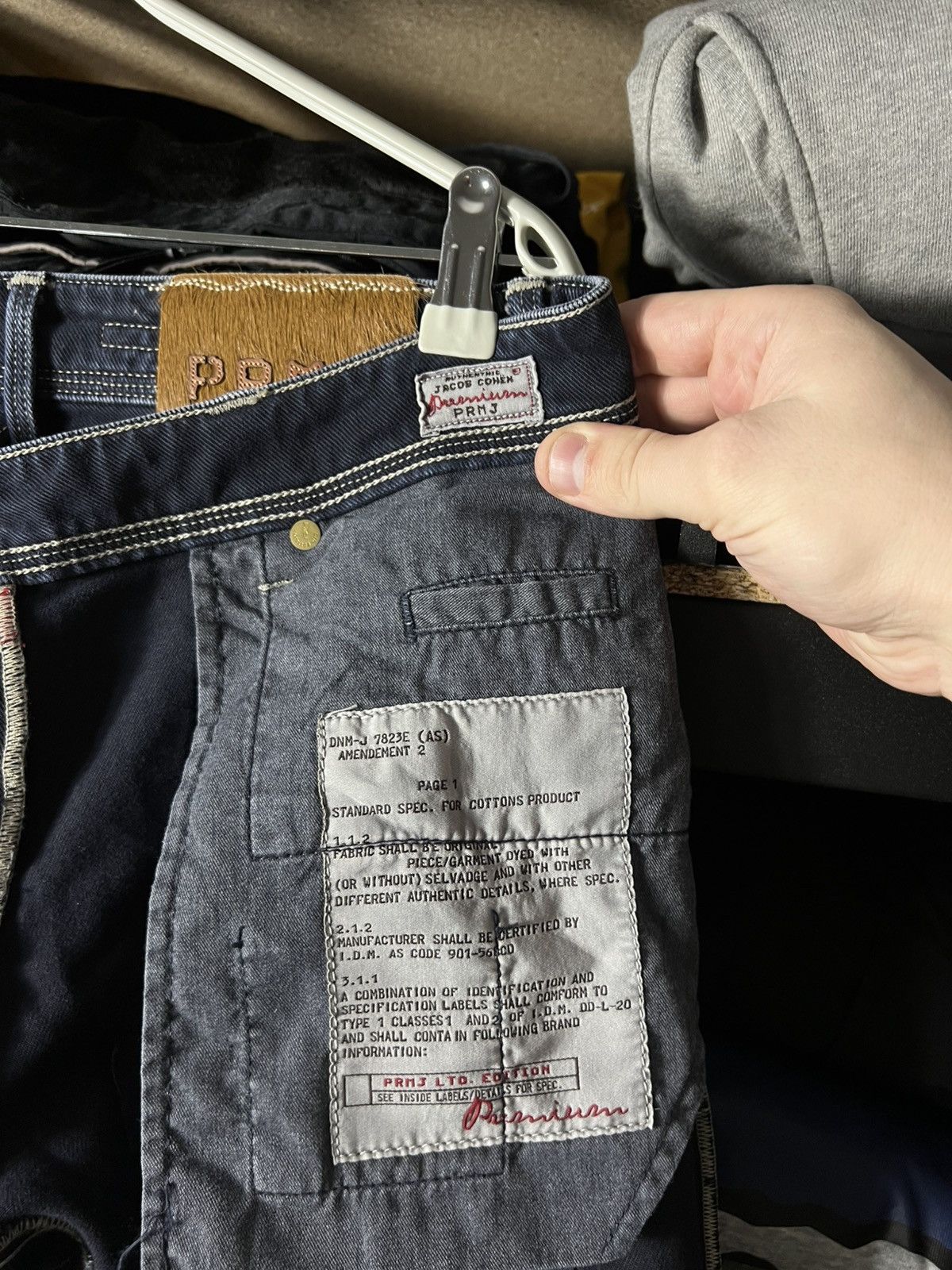 Jacob Cohen Jacob Cohen Premium Edition Denim Jeans Distressed Dark Blue Size US 32 / EU 48 - 21 Thumbnail