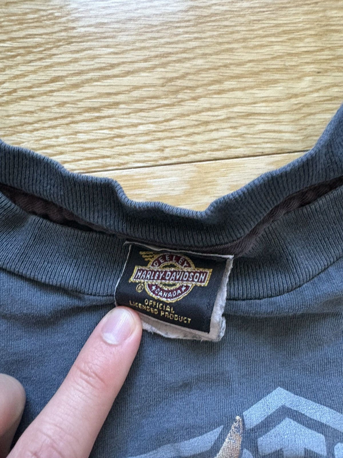 Vintage Vintage Harley Davidson Wile E. Coyote T-Shirt Size US L / EU 52-54 / 3 - 3 Thumbnail