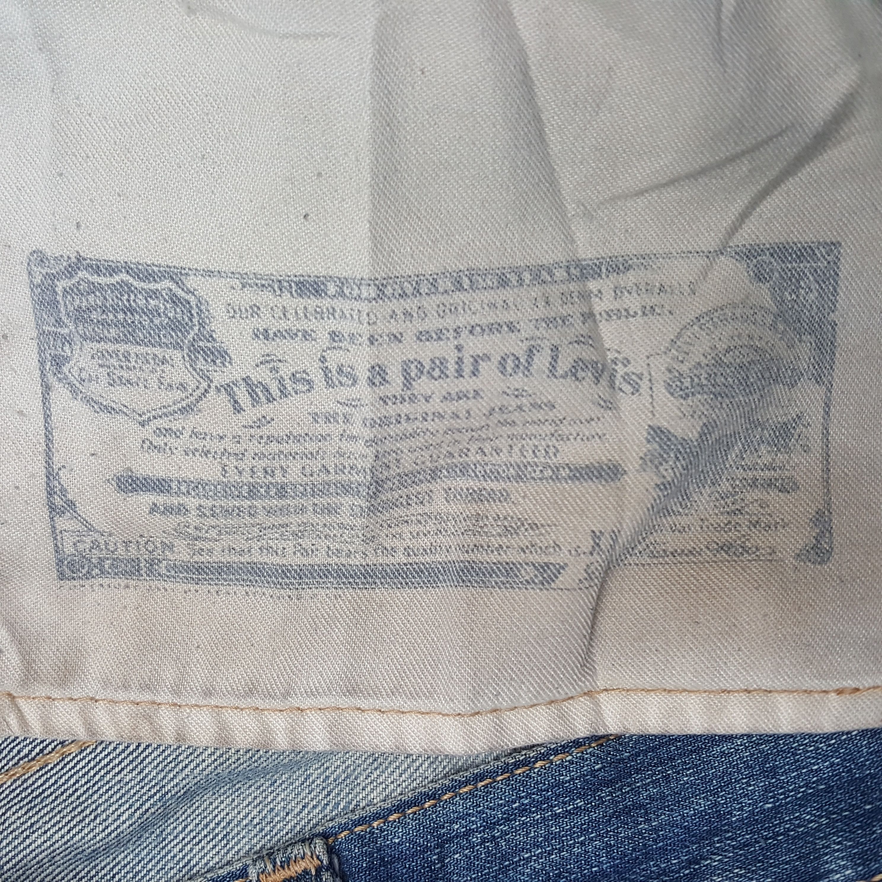 Levi's × Vintage Vintage Levi's 501 American Distressed Grunge Denim Jeans Size US 31 - 14 Thumbnail