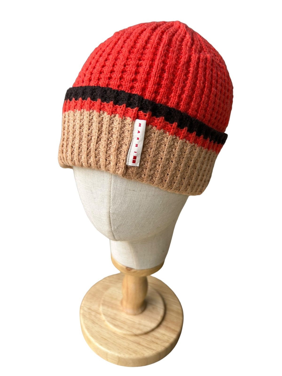 Marni × Uniqlo 🔥‼️Combo 2pcs Uniqlo x Marni popcorn knitted beanie unisex Size ONE SIZE - 3 Thumbnail