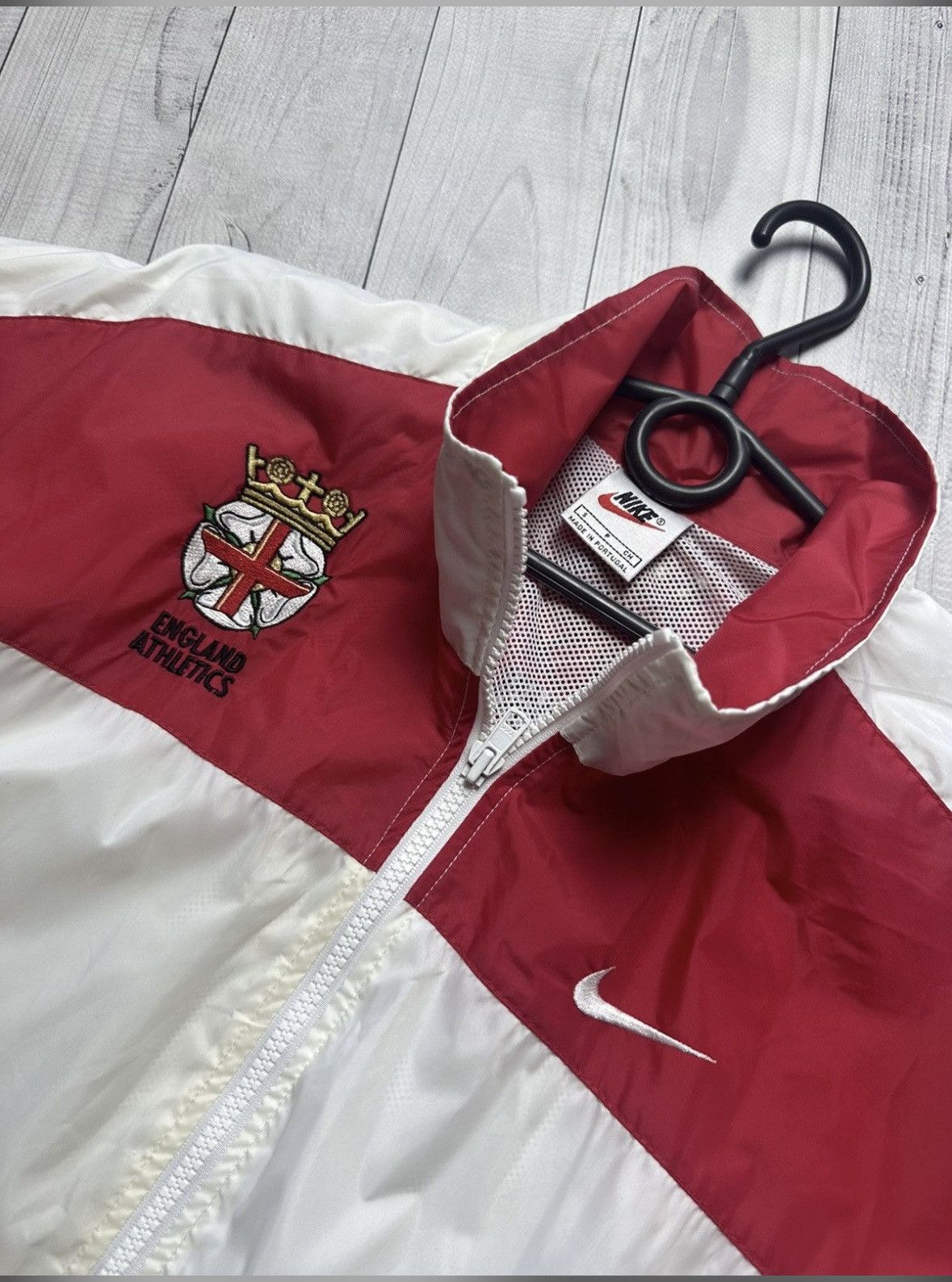 Nike × Vintage Vintage Nike England Athletics track jacket size S rare Size US S / EU 44-46 / 1 - 4 Thumbnail