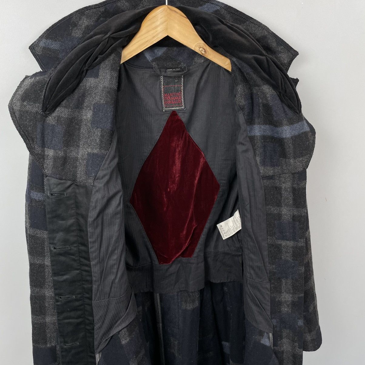 Marithe + Francois Girbaud Marithe Francois Girbaud Tartan Plaid Deconstructed Coat Size S / US 4 / IT 40 - 12 Thumbnail