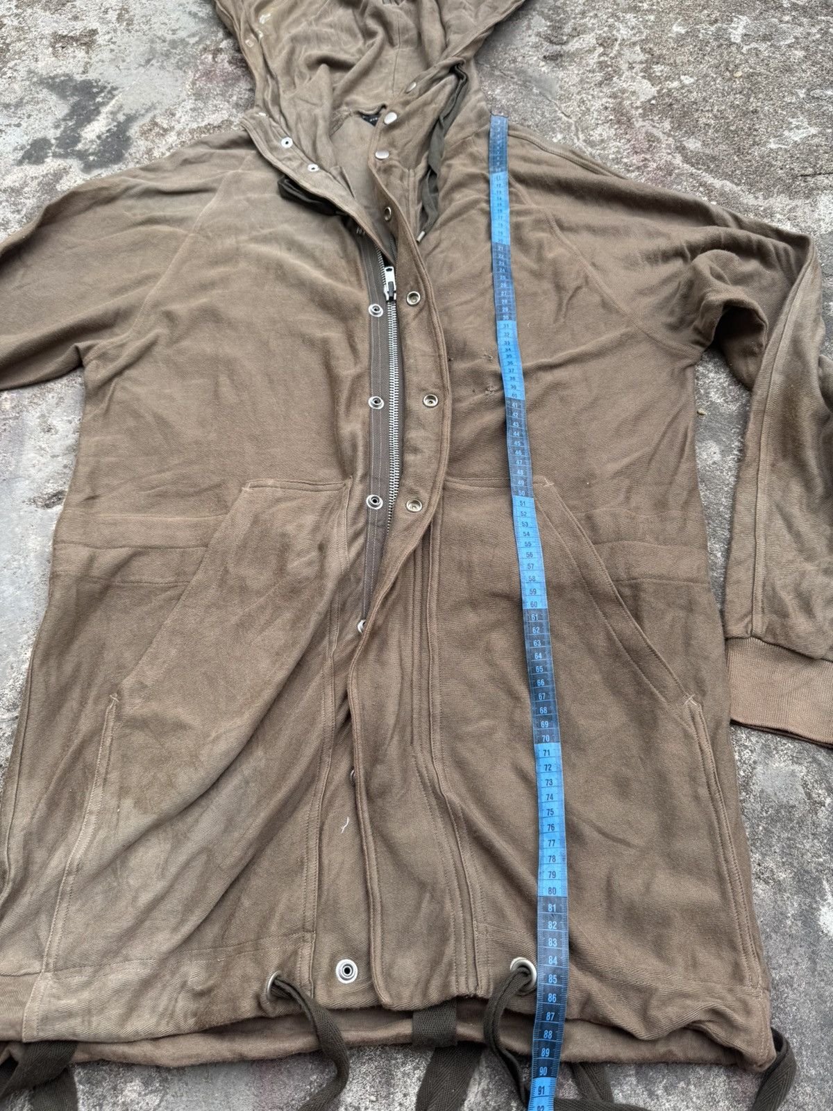 Marc Jacobs Marc Jacobs Military Trashed Hoodie Jacket Size US M / EU 48-50 / 2 - 12 Thumbnail
