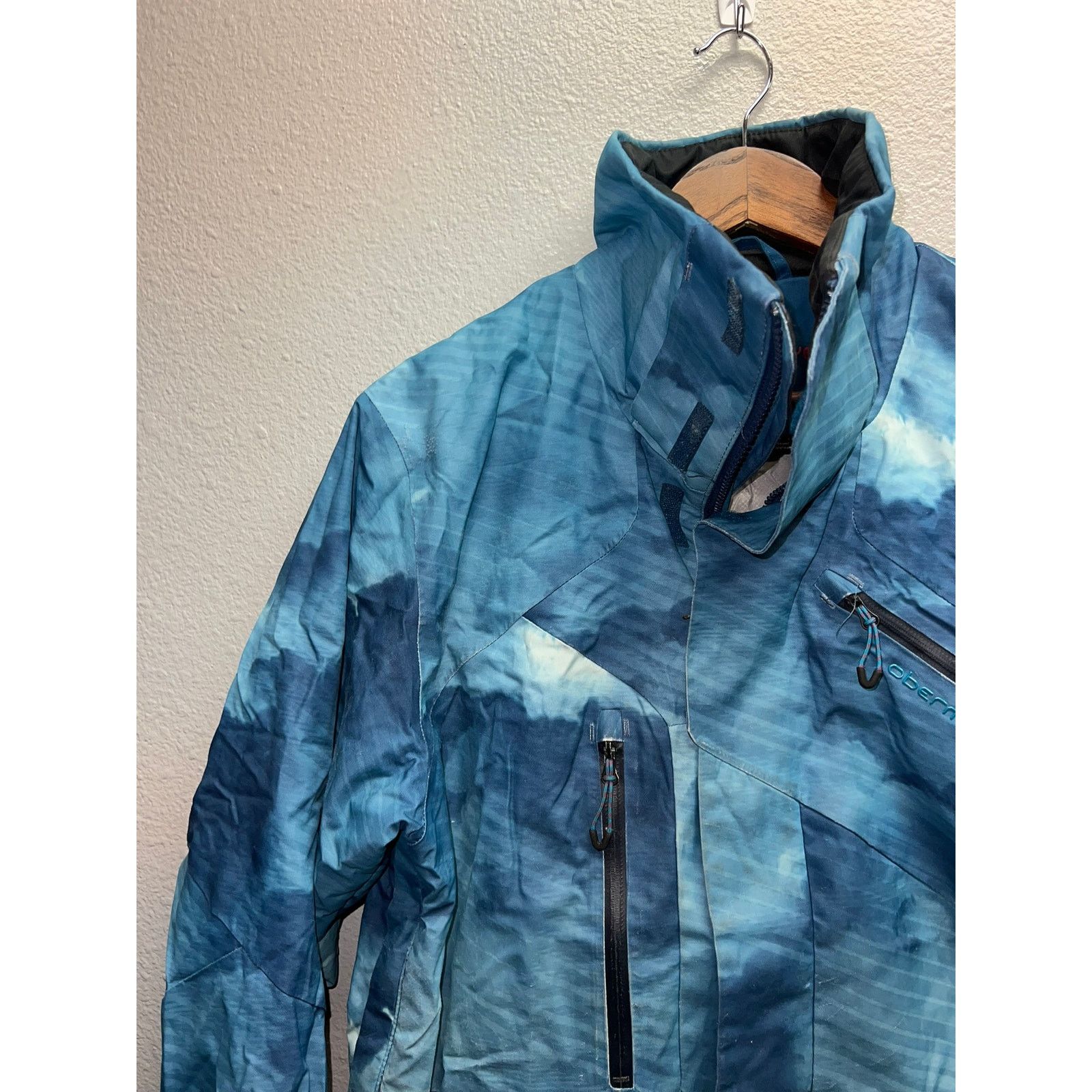 Obermeyer Obermeyer Blue Cloud Jacket Highlands Ski Outerwear S TEAR Size US S / EU 44-46 / 1 - 3 Thumbnail