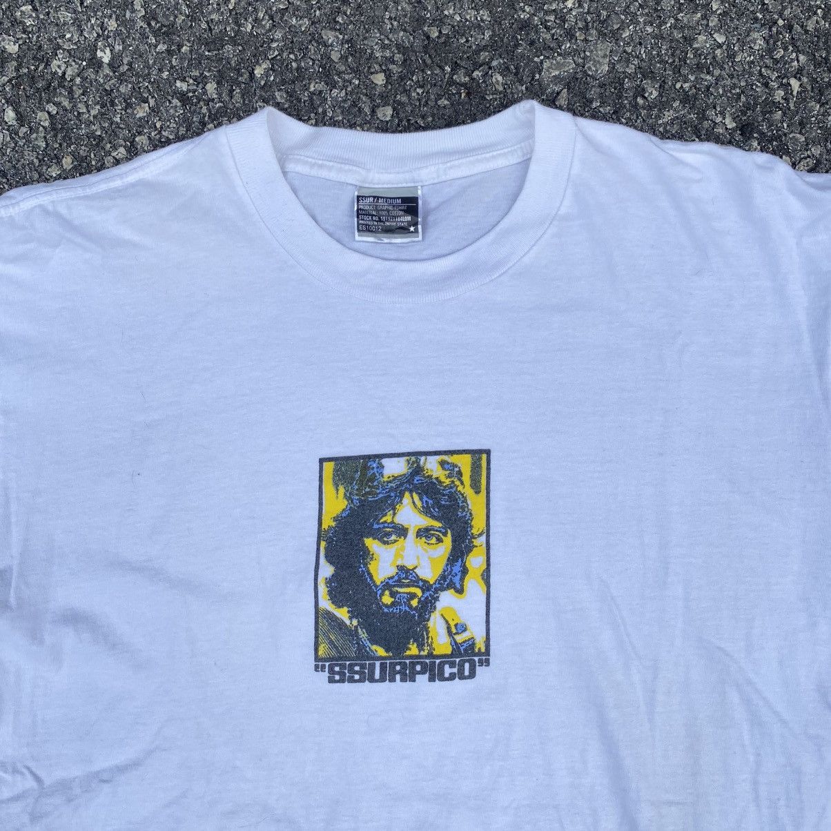 Vintage 90s Ssur X Al Pacino Movie Tee Box Logo Skate Rare