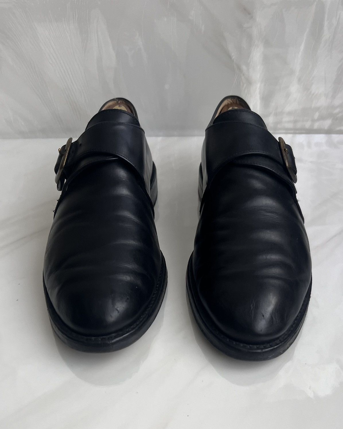 Paraboot Paraboot black leather single monk strap Dress shoes Size US 9 / EU 42 - 2 Thumbnail