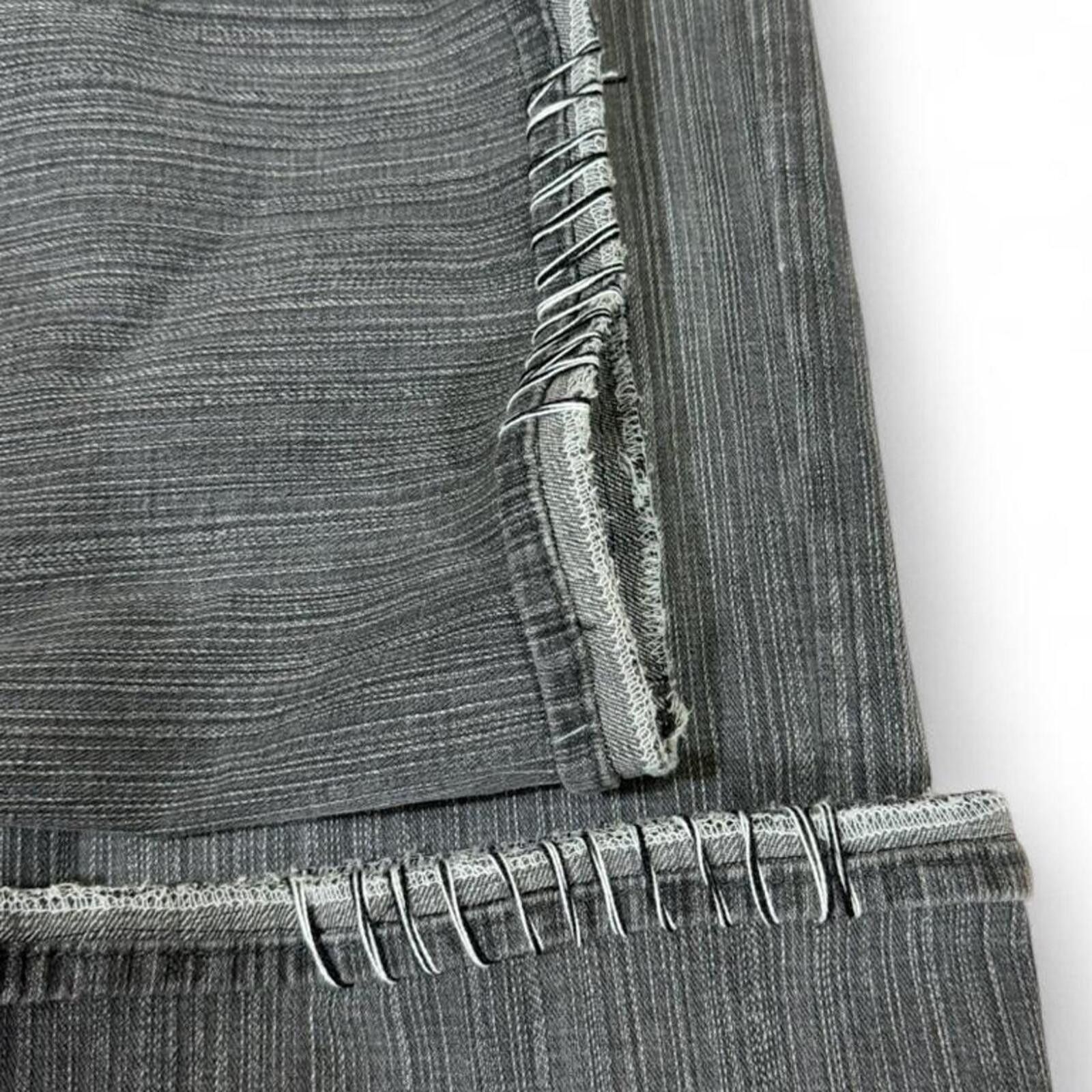 True Religion R.D.D. grey pinstripe bootcut denim jeans Size 32" / US 10 / IT 46 - 8 Thumbnail