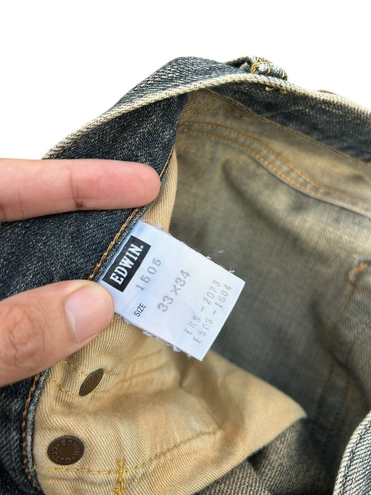 Kapital Vintage Edwin 505z Selvedge Rusty Distressed Denim Jeans Size US 34 / EU 50 - 14 Thumbnail