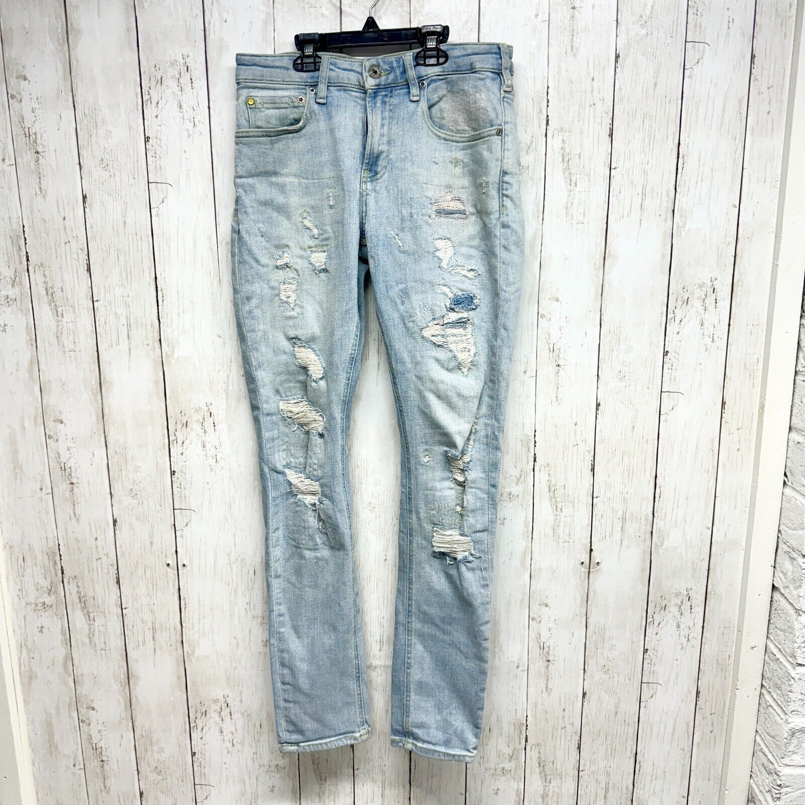 Scotch & Soda Scotch & Soda Jeans Sz 28/32 Distressed Skim Low Rise Ripped Size US 28 / EU 44 - 1 Thumbnail