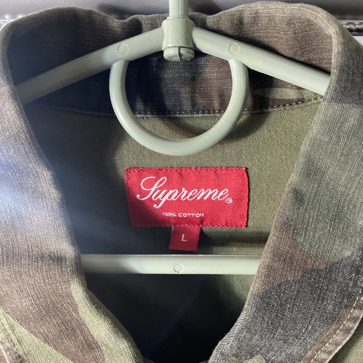 Supreme Supreme Camo Shirt Army Size US L / EU 52-54 / 3 - 7 Thumbnail