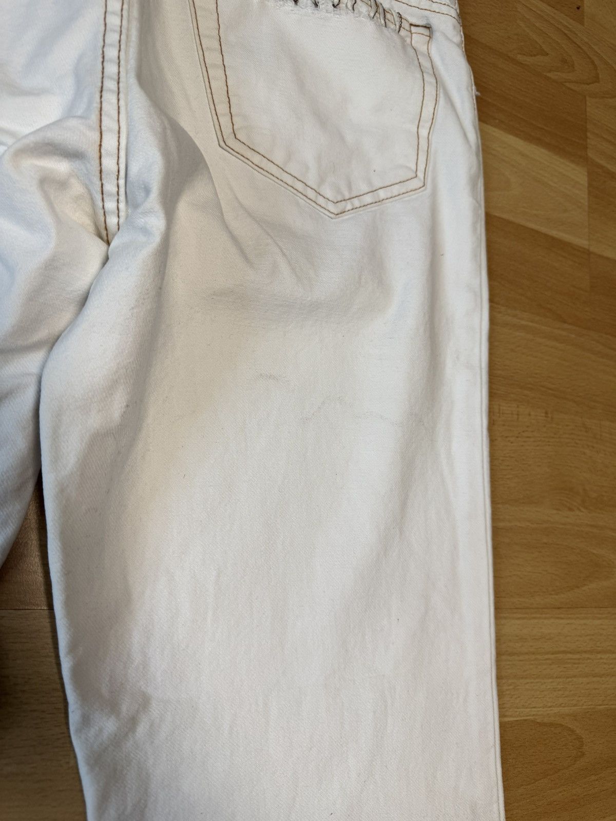Roberto Cavalli Roberto Cavalli mainline straight fit Jeans white Size US 32 / EU 48 - 7 Thumbnail