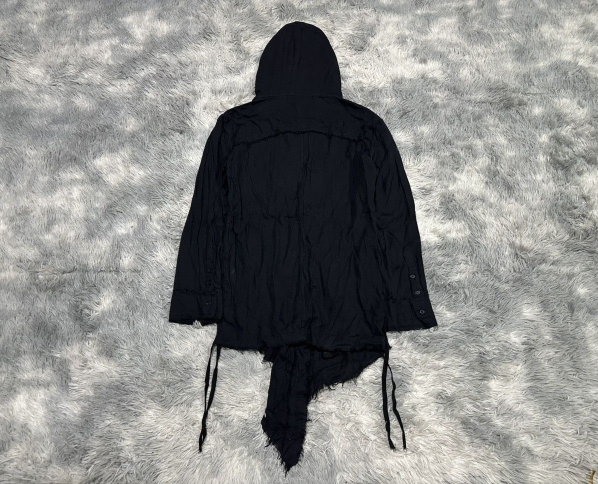semanticdesign 🔥Sick Y2K Semantic Design Asymmetric Ninja Hoodie Raw Hem Size US L / EU 52-54 / 3 - 14 Thumbnail