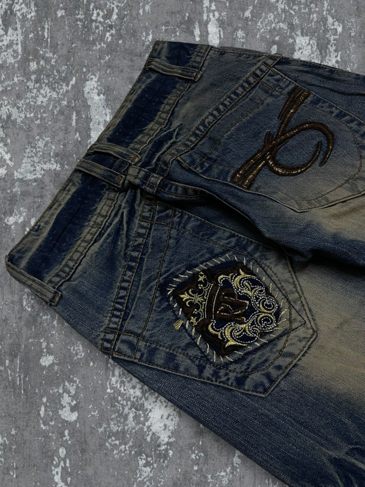 Tornado Mart Vintage 1990s Designer Japan Red Peppers Wax Distressed Size US 27 - 15 Thumbnail