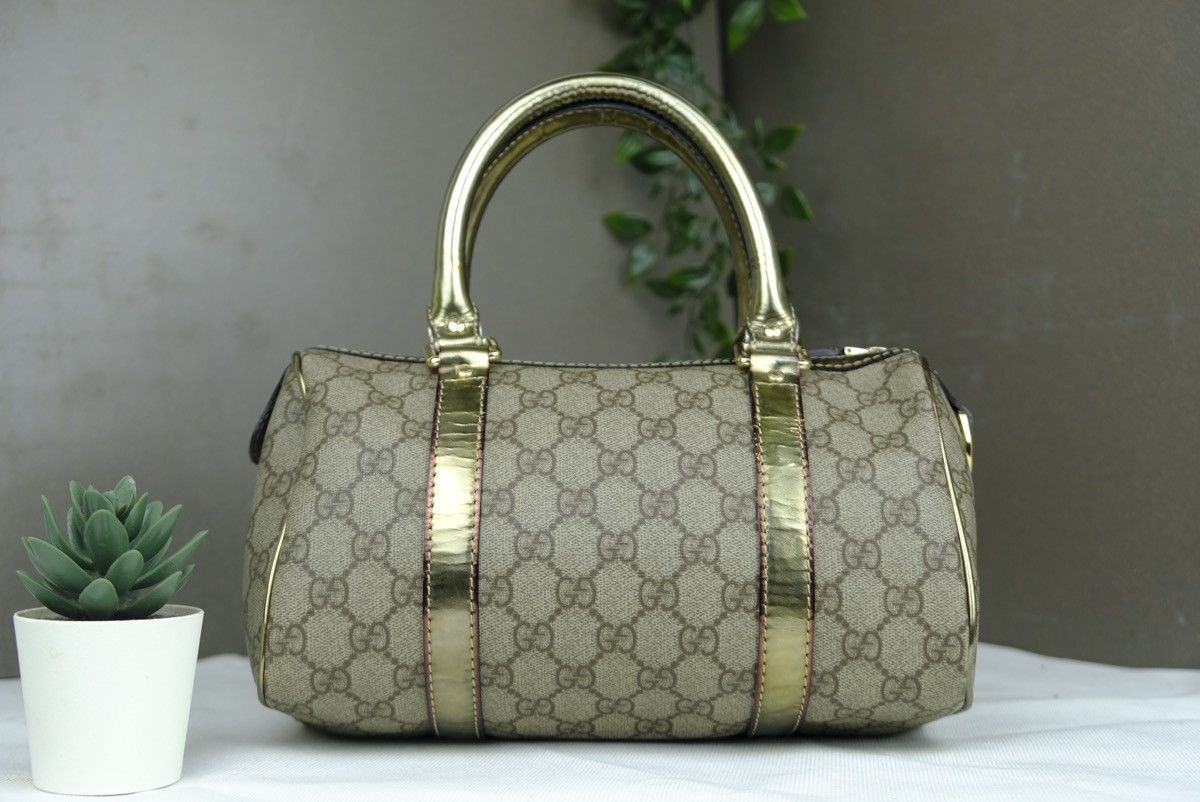 Gucci Gucci Handbag GG Supreme 193604 Brown and gold Size ONE SIZE - 4 Thumbnail