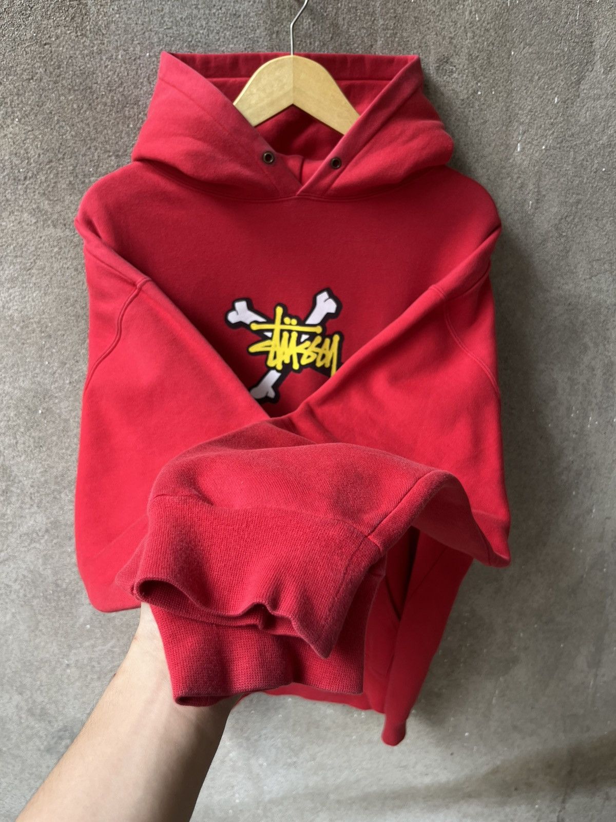 Stussy Vintage 2000s stussy hoodie bones Size US XL / EU 56 / 4 - 4 Thumbnail