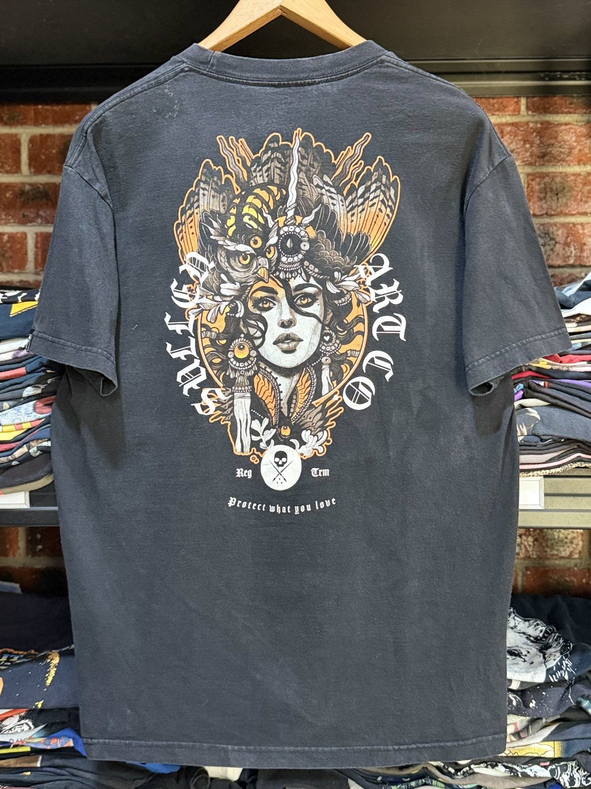 Vintage Sullen Art Protect What You Love Sun Faded Tee