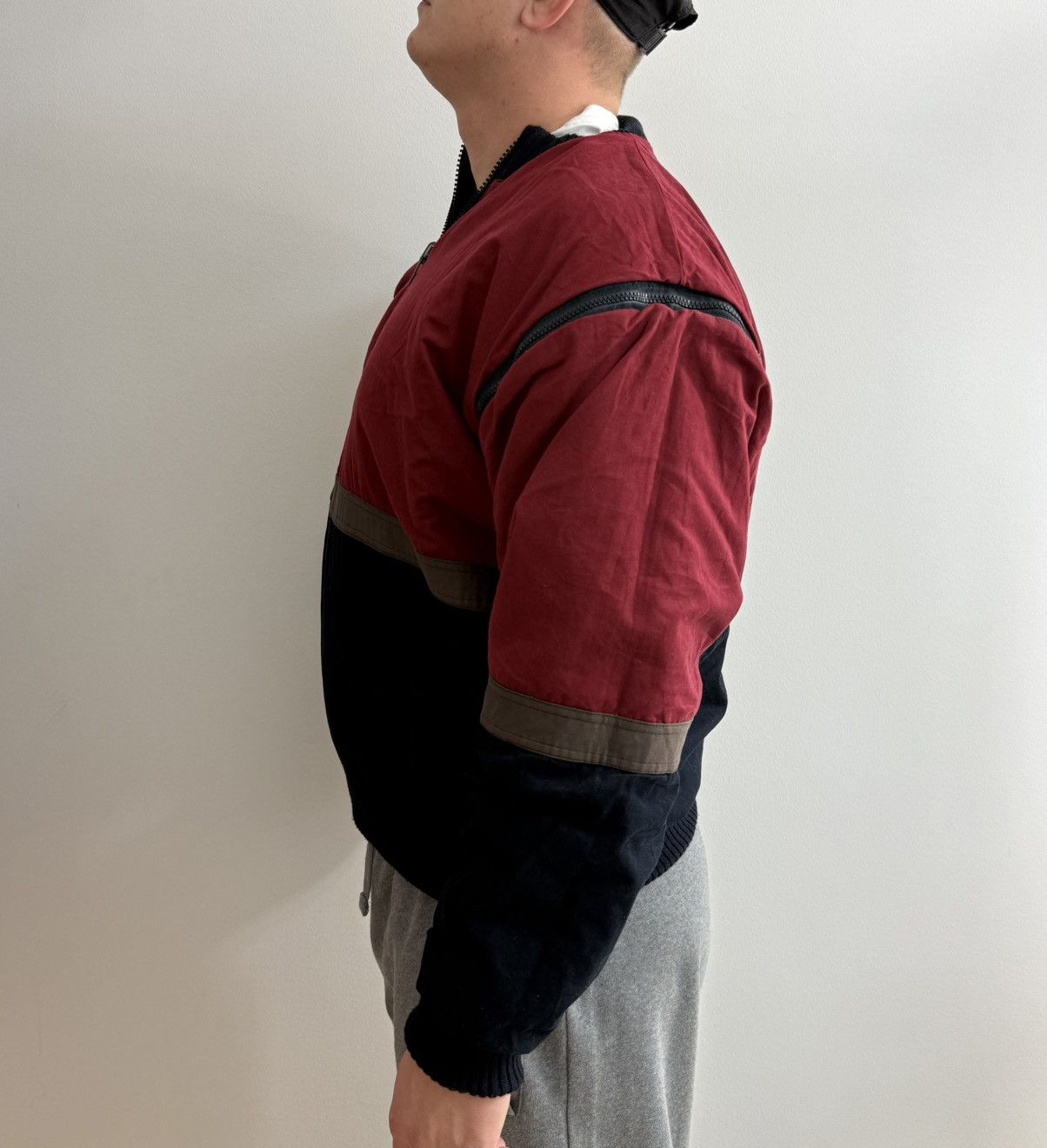 Paul & Shark Paul&Shark big logo British flag reversible wool bomber Size US L / EU 52-54 / 3 - 4 Thumbnail