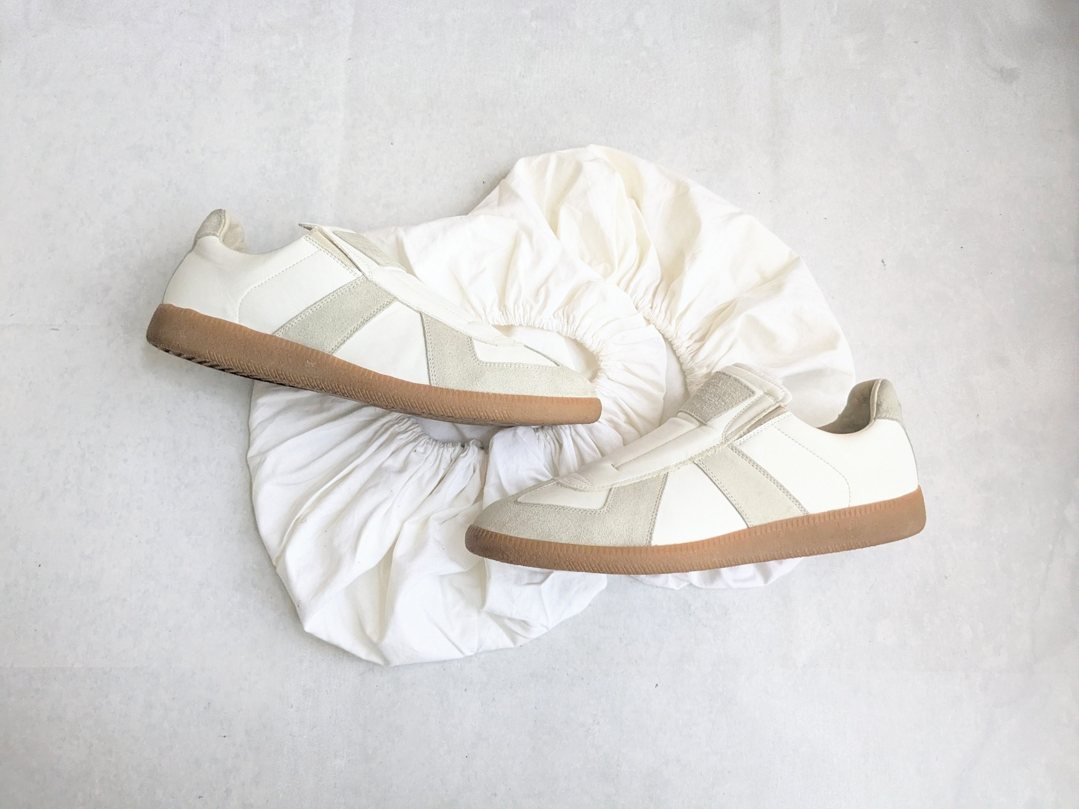 Maison Margiela Maison Margiela Replica GAT Gray White 10 43 Low Tops Gum Size US 10 / EU 43 - 1 Thumbnail