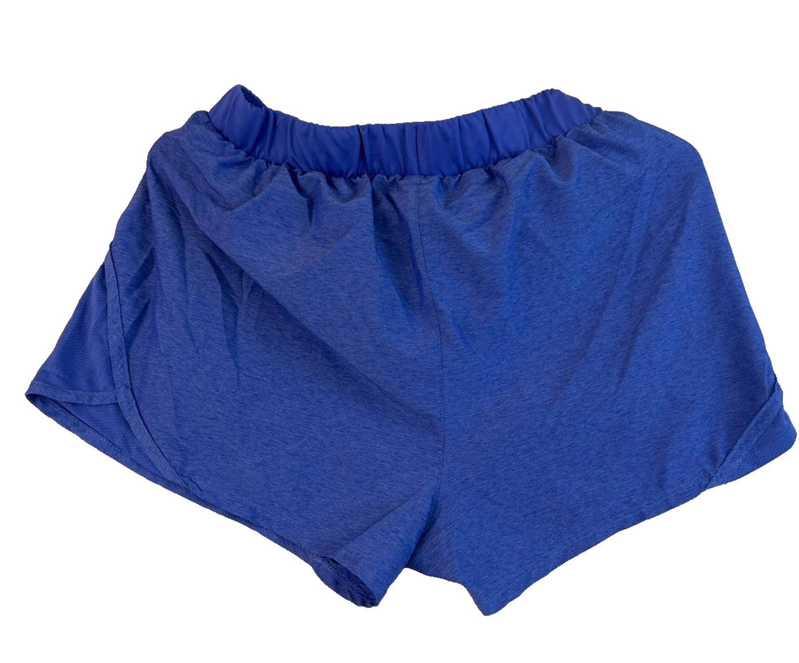 Layer 8 SENDARA Women's Athletic Running Shorts Sz-L Blue Running Size 36" / US 14 / IT 50 - 3 Thumbnail