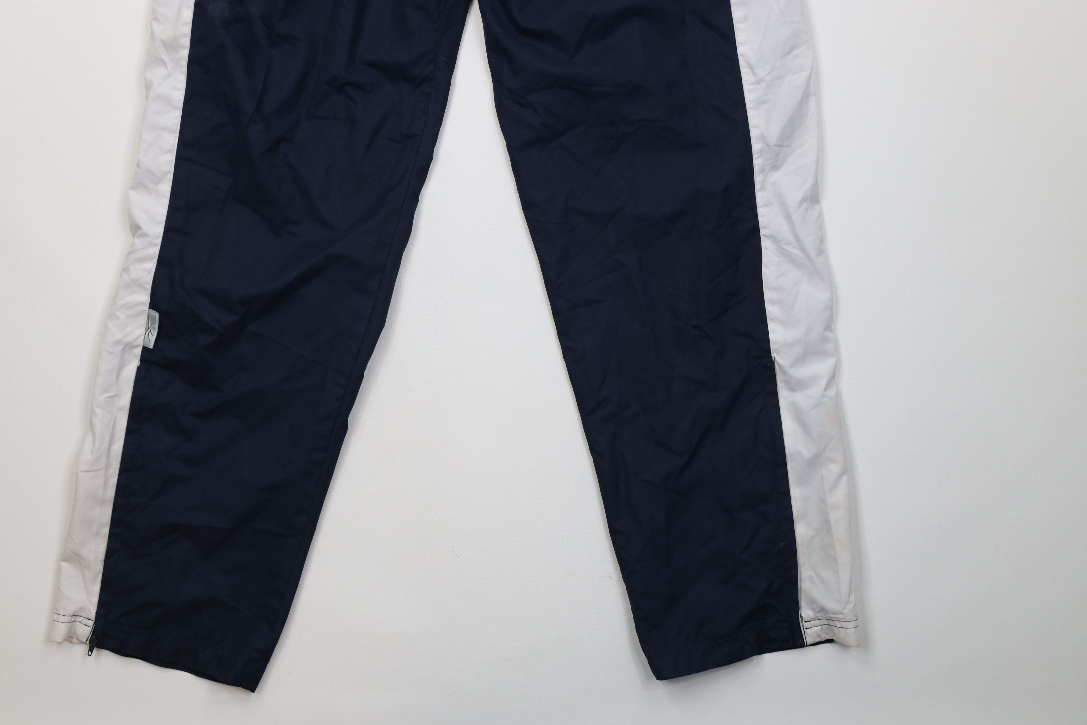 Reebok Vintage 90s Reebok Big Logo Cuffed Joggers Pants Blue Size US 32 / EU 48 - 5 Thumbnail