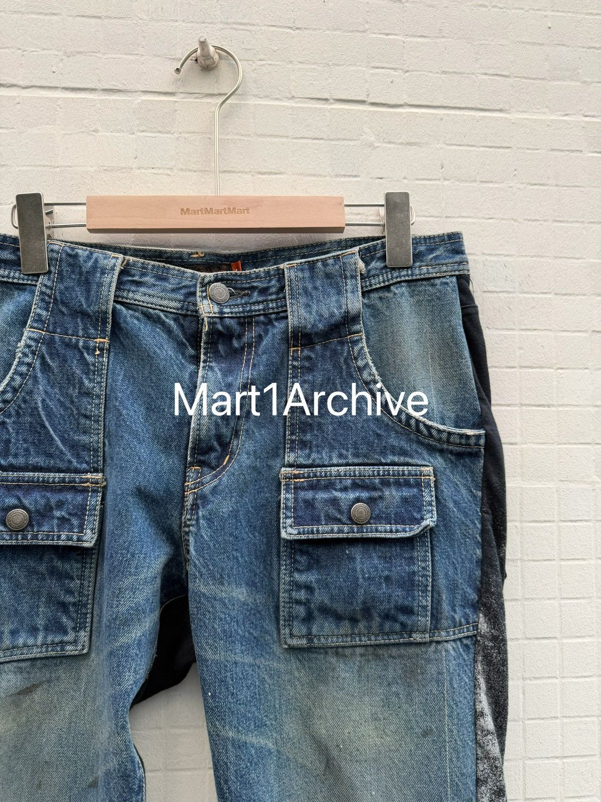 Undercover Undercover 06SS “T” era hybrid denim Size US 34 / EU 50 - 3 Thumbnail