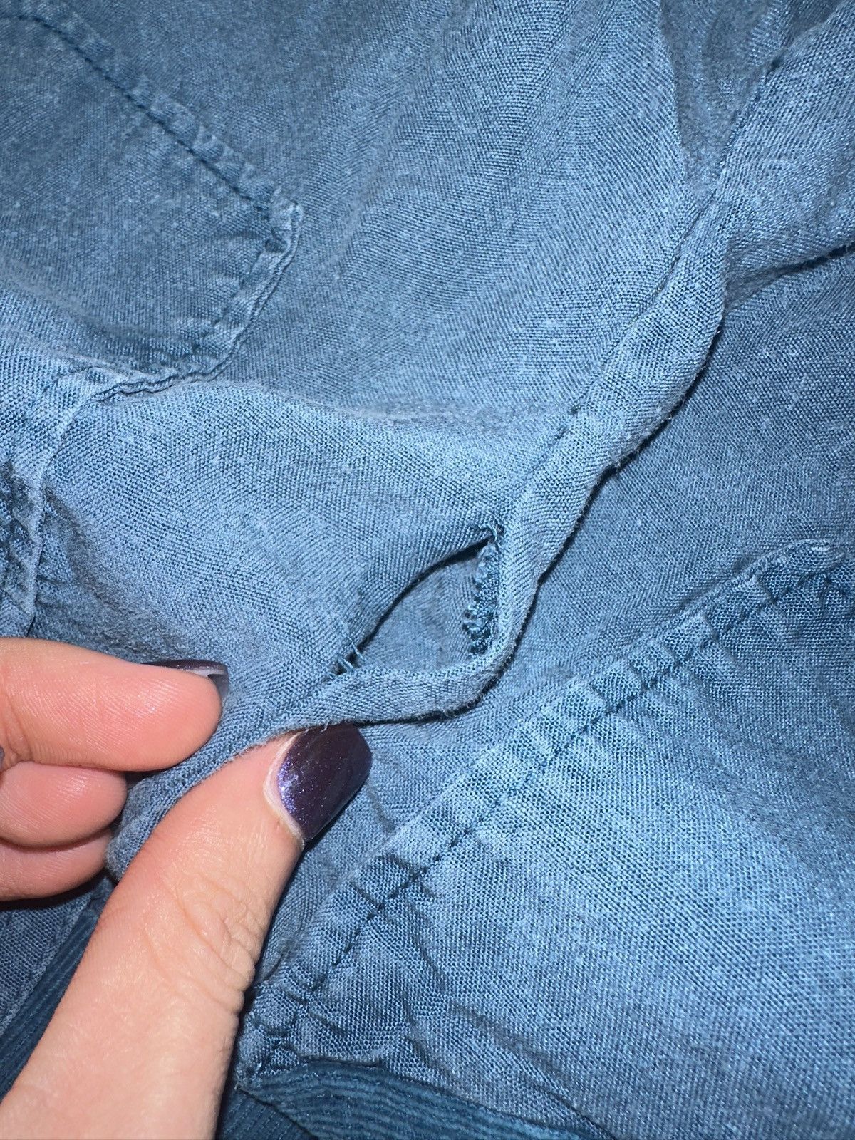 Balenciaga Balenciaga – S/S 2002 Teal Corduroy Panel Cargo Pants Size 28" / US 6 / IT 42 - 6 Thumbnail