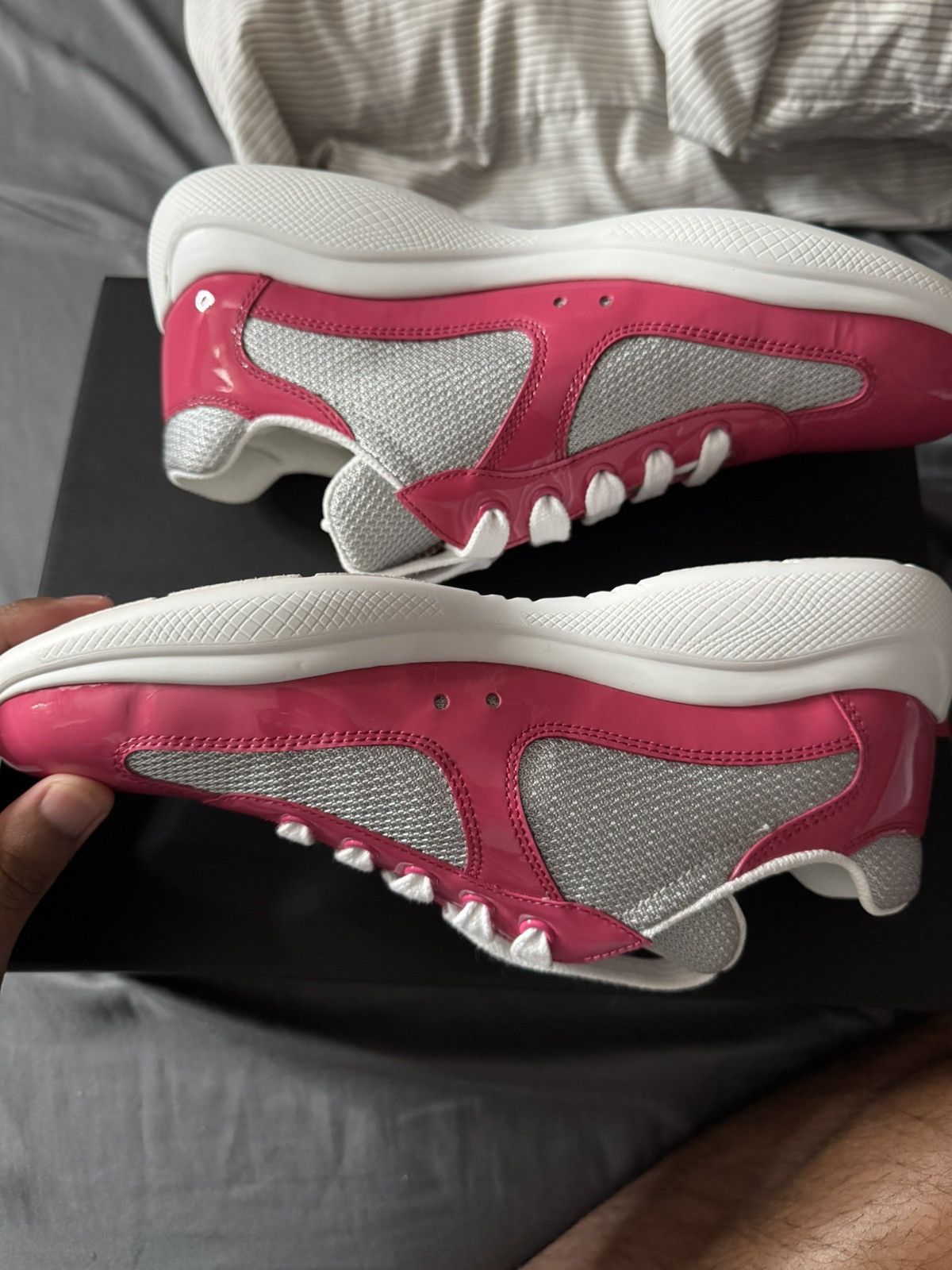 Prada Prada soft rubber cup sneakers Size 39 Size US 8.5 / IT 38.5 - 5 Thumbnail