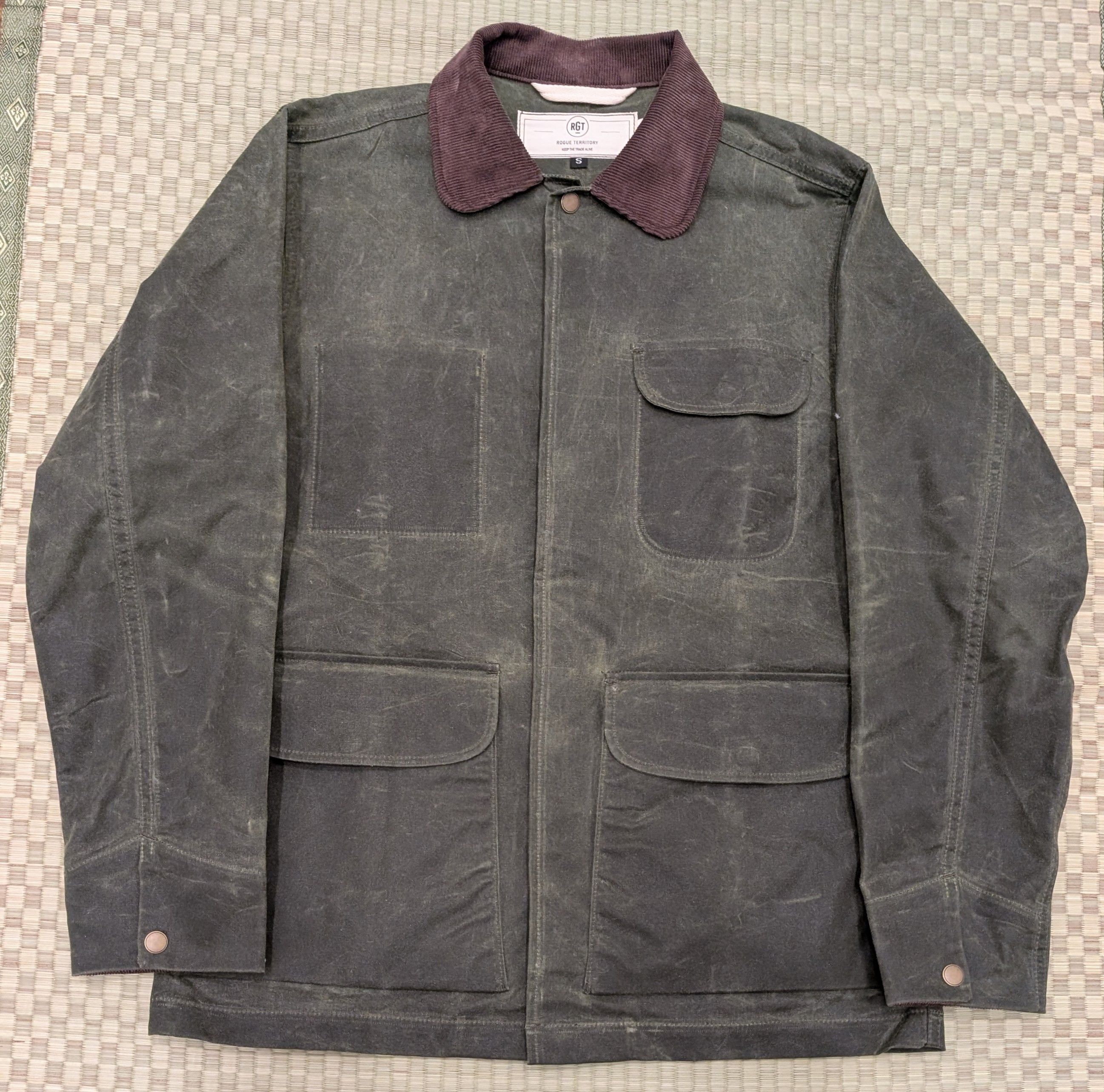 Rogue Territory Rogue Territory RGT Hunter Supply Jacket Waxed Canvas Olive Size US S / EU 44-46 / 1 - 1 Thumbnail